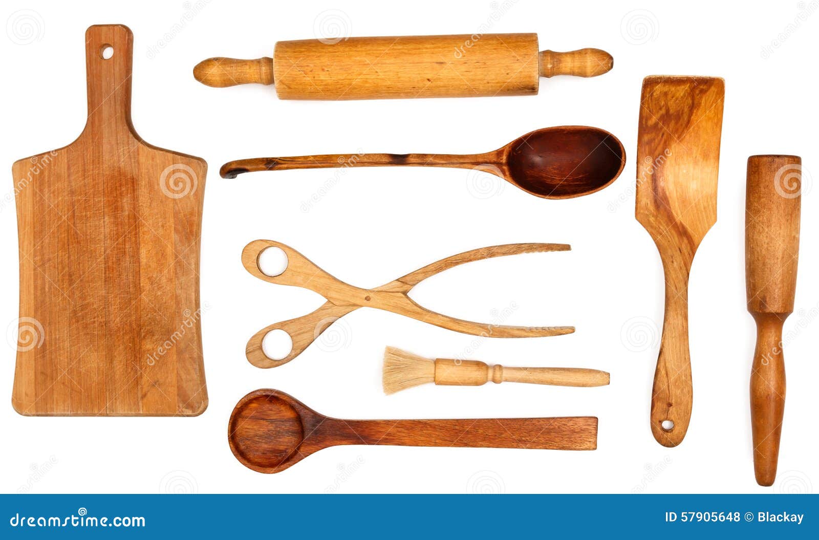 Wooden kitchen utensils stock photo. Image of cooking 57905648