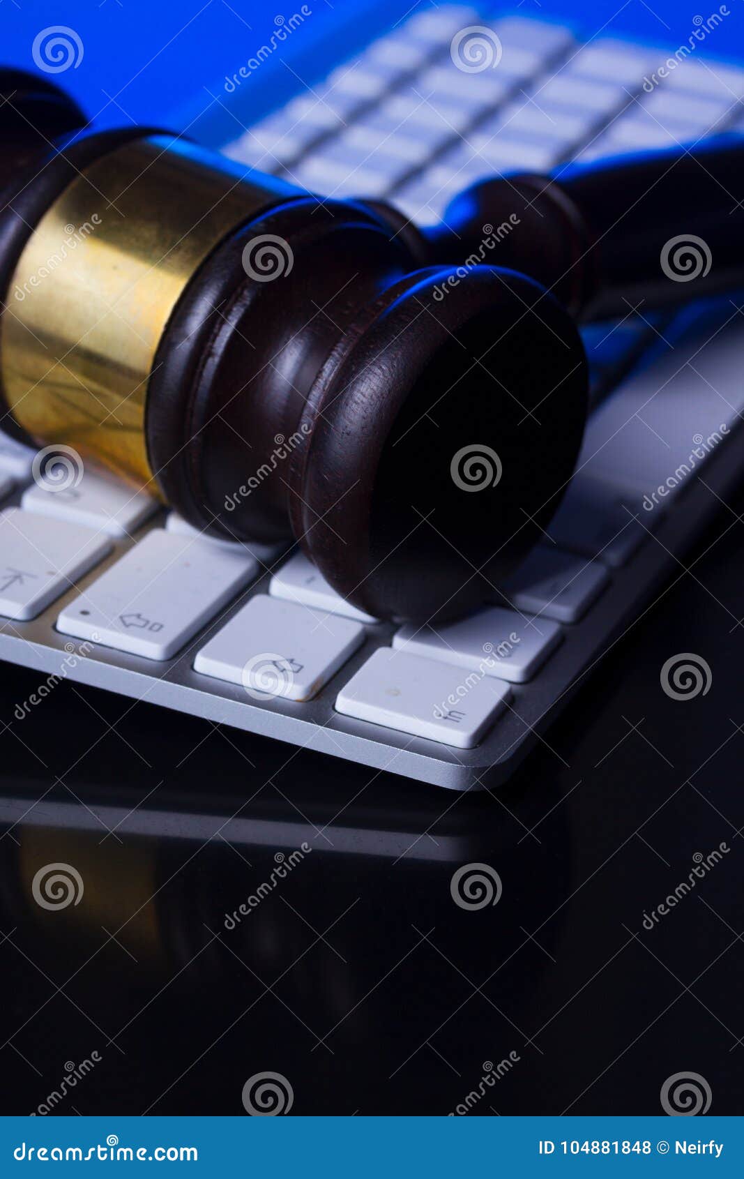 workspace hero header with law gavel