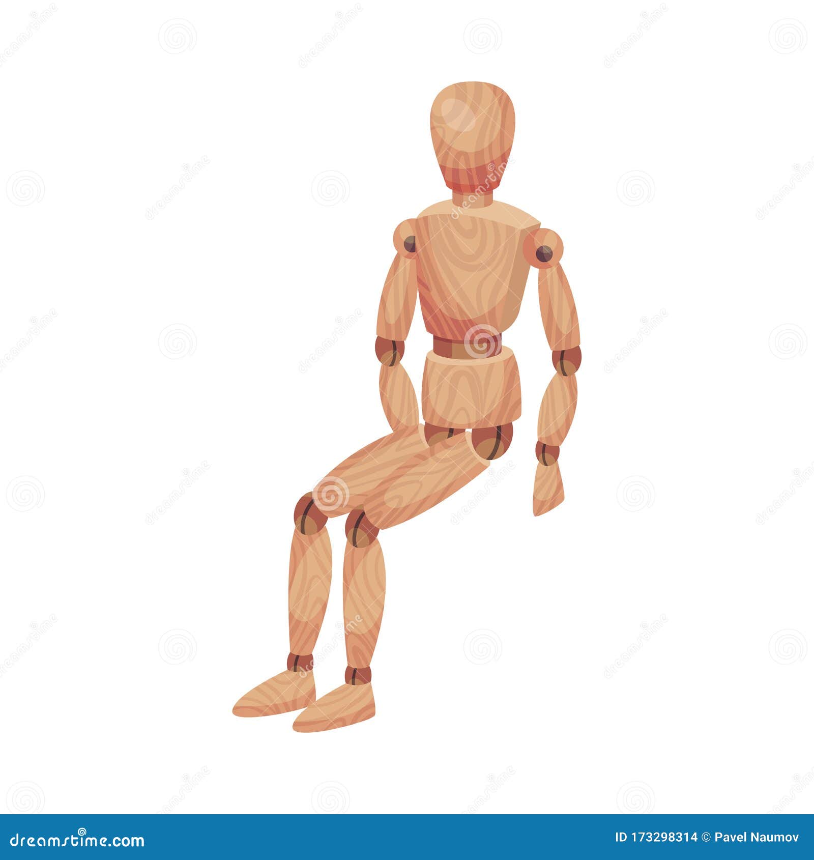 Artist's wooden mannequin in a dynamic pose fr drawing and understanding  human anatomy, isolated on a white background, generative ai Stock  Illustration | Adobe Stock
