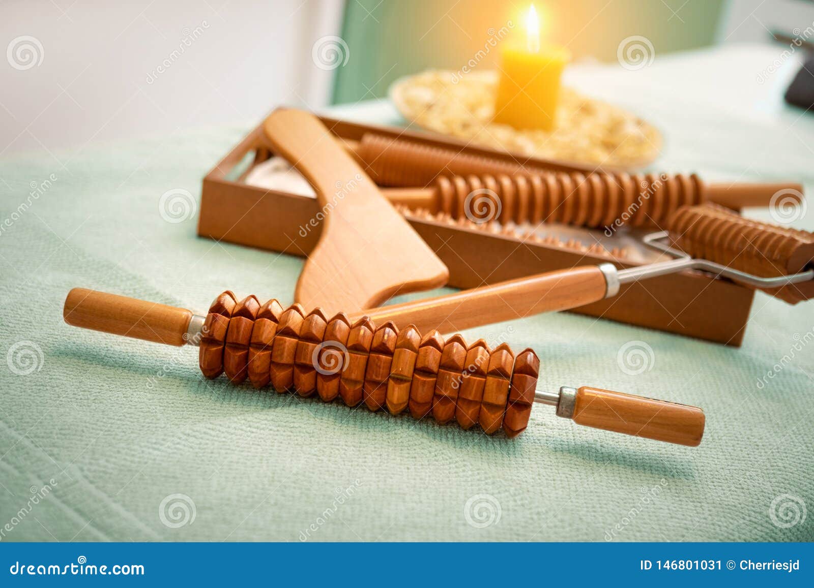 wooden massage tools for madero therapy