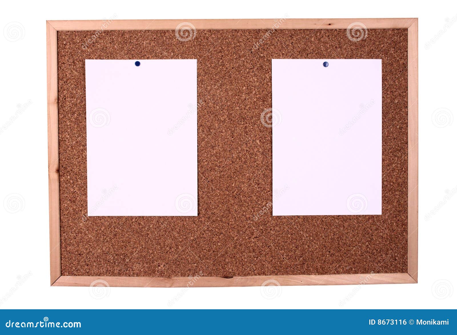 Wooden message board stock photo. Image of empty, blank 8673116