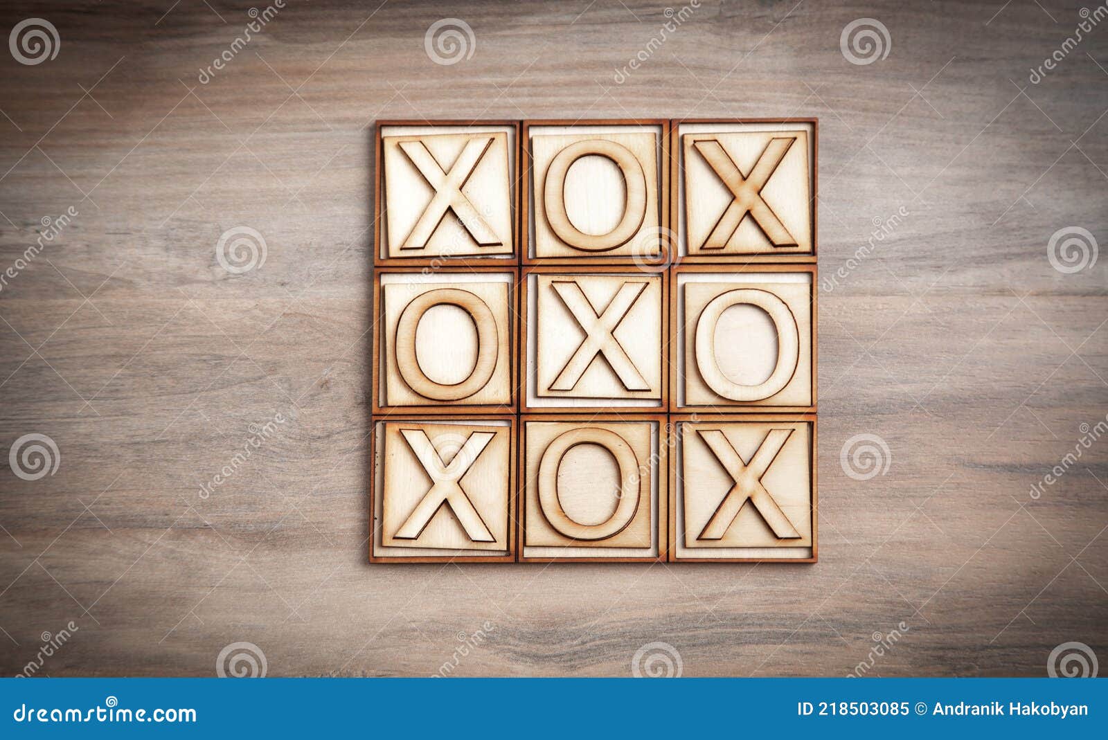 Wooden X, O Game on Wooden Background Stock Image Image of design, skill 218503085