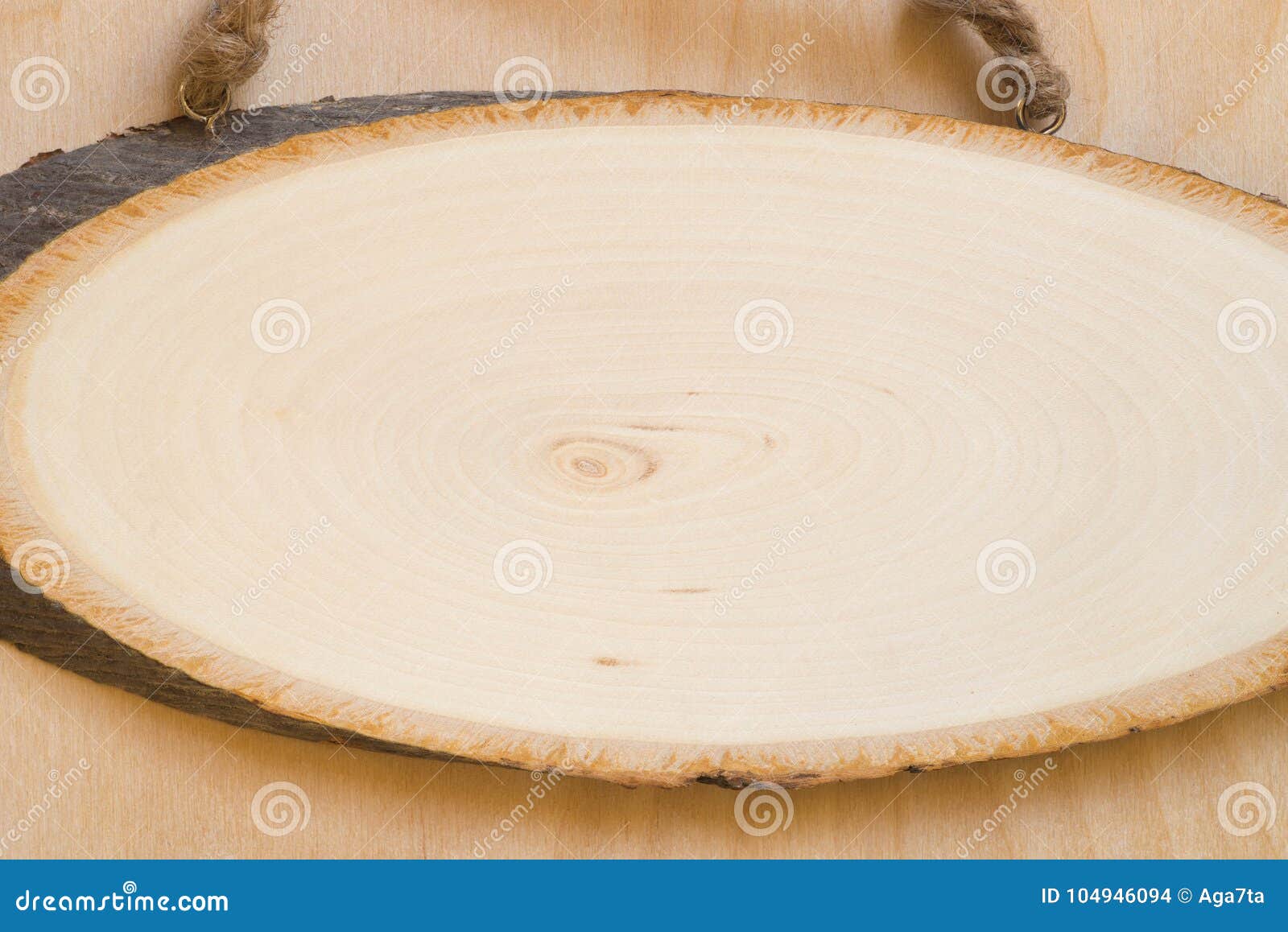 Wood Plaque - Oval