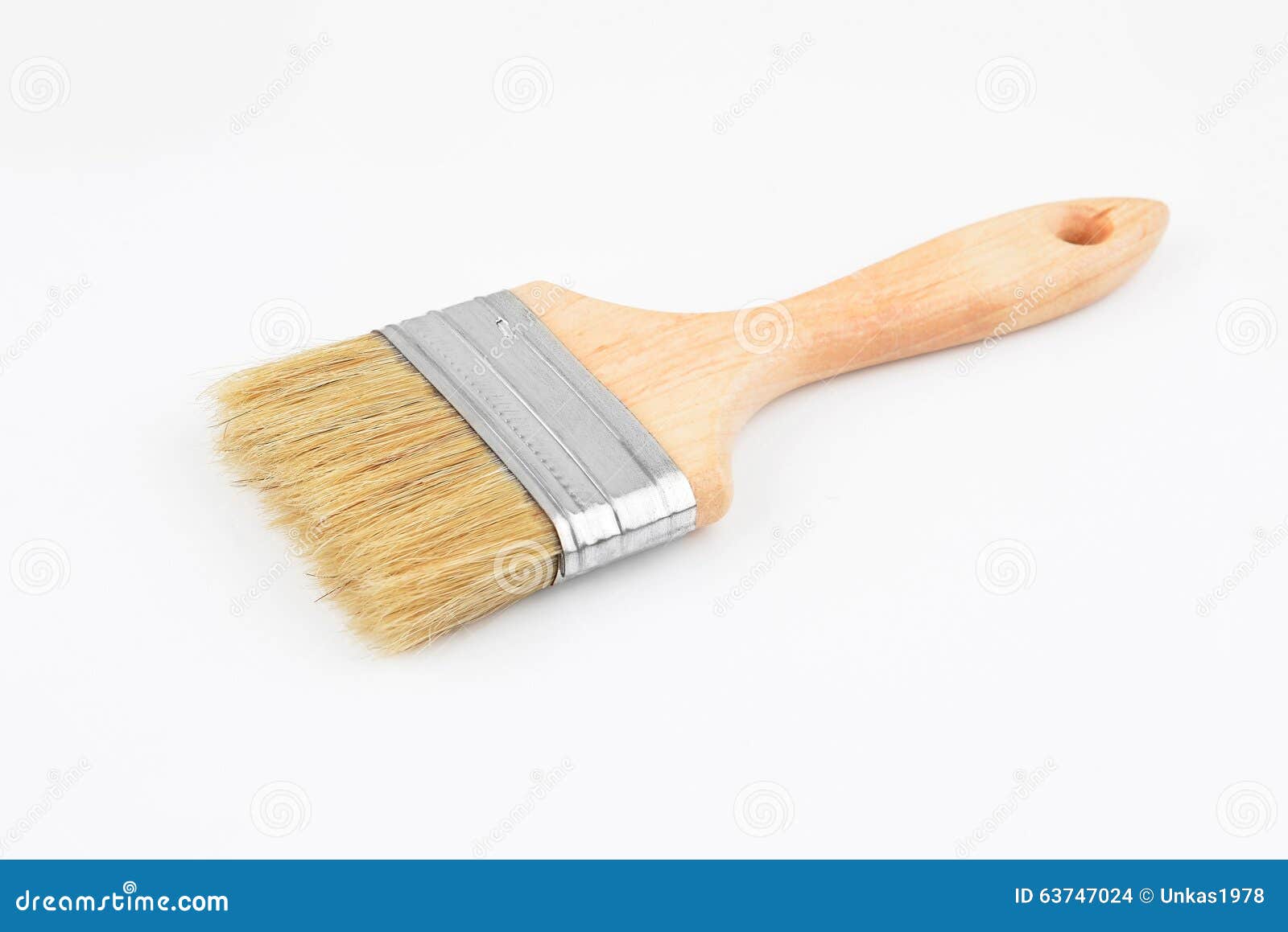 Wooden paint brush stock photo. Image of repair, brush 63747024