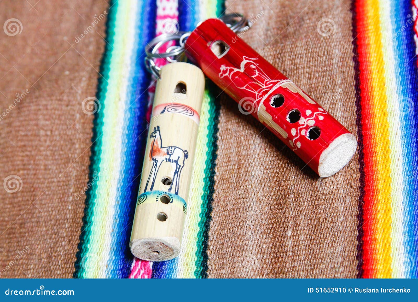 wooden peruvian flute