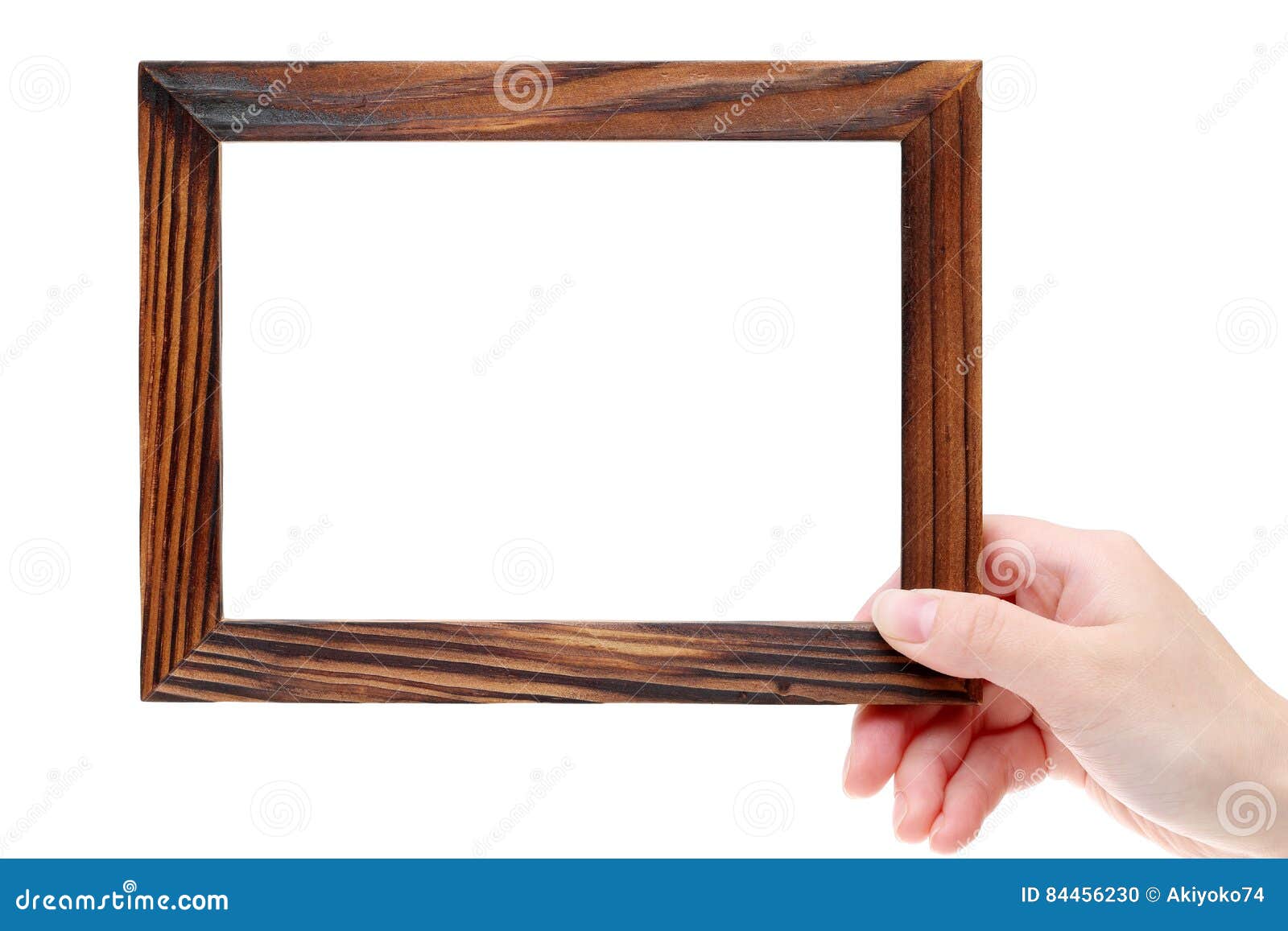 Wooden picture frame stock photo. Image of exhibition 84456230