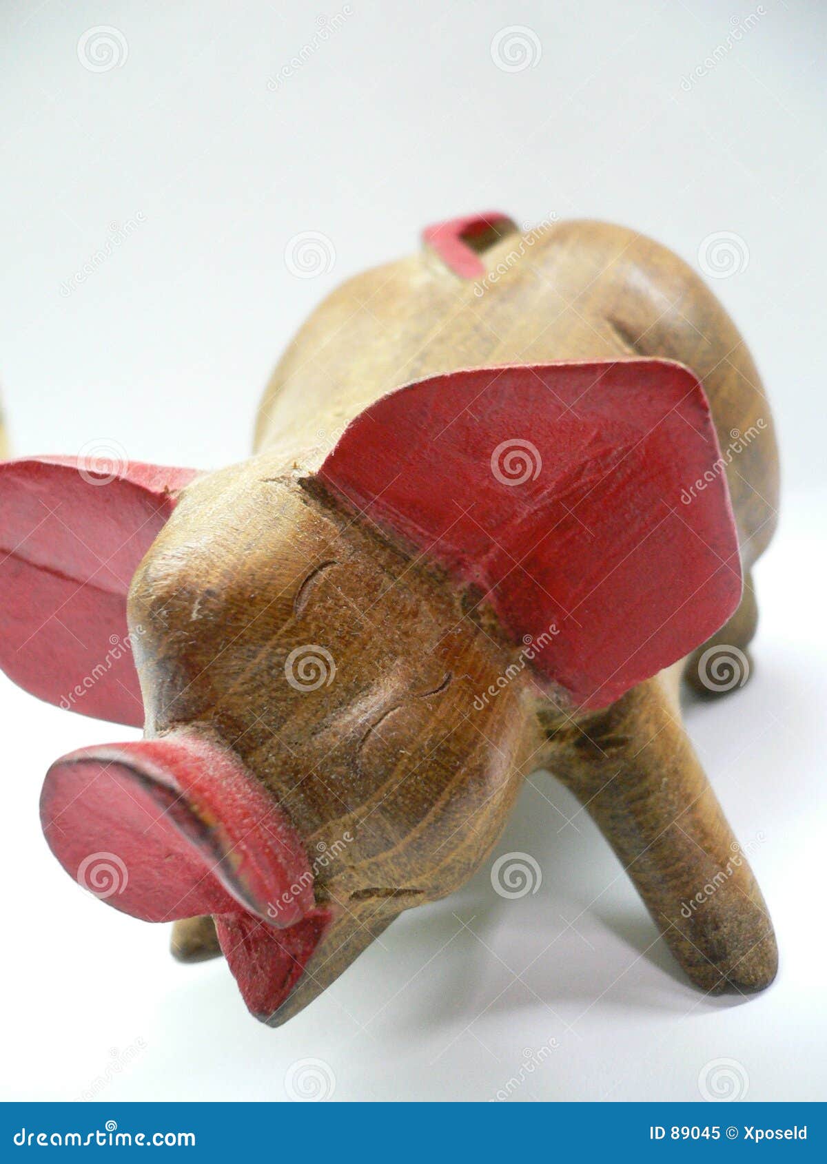 Wooden Pig Picture. Image 89045