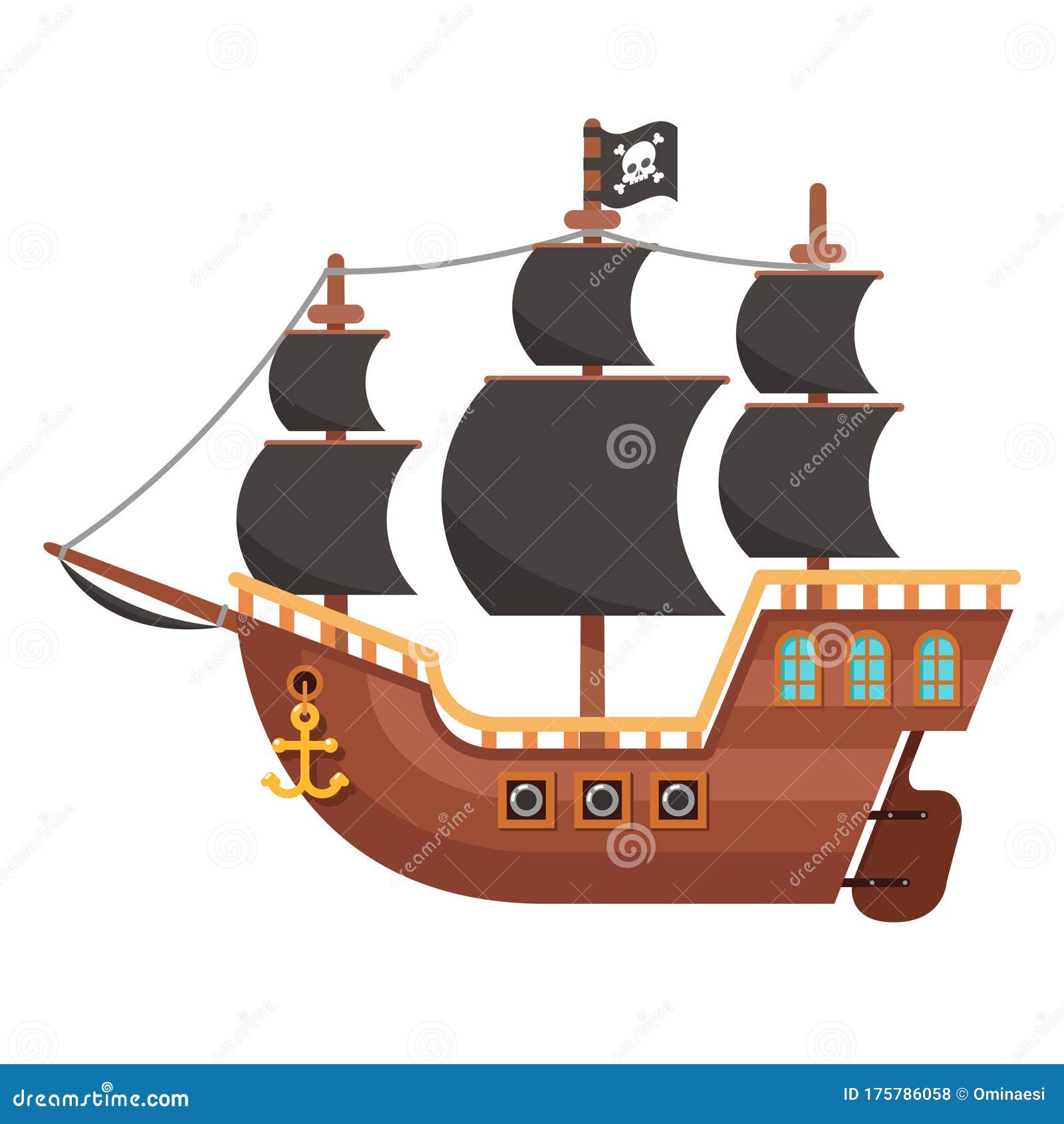 Pirate Or Buccaneer Skeleton In Boots And Hat Standing Vector ...