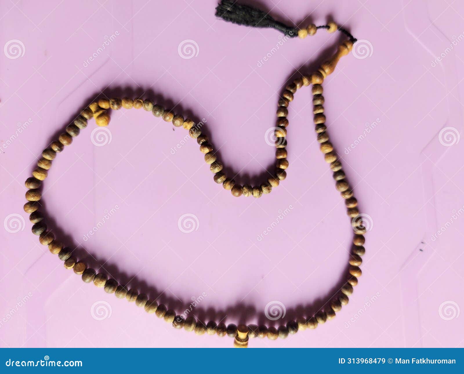 wooden prayer beads are commonly used by muslims for dhikr