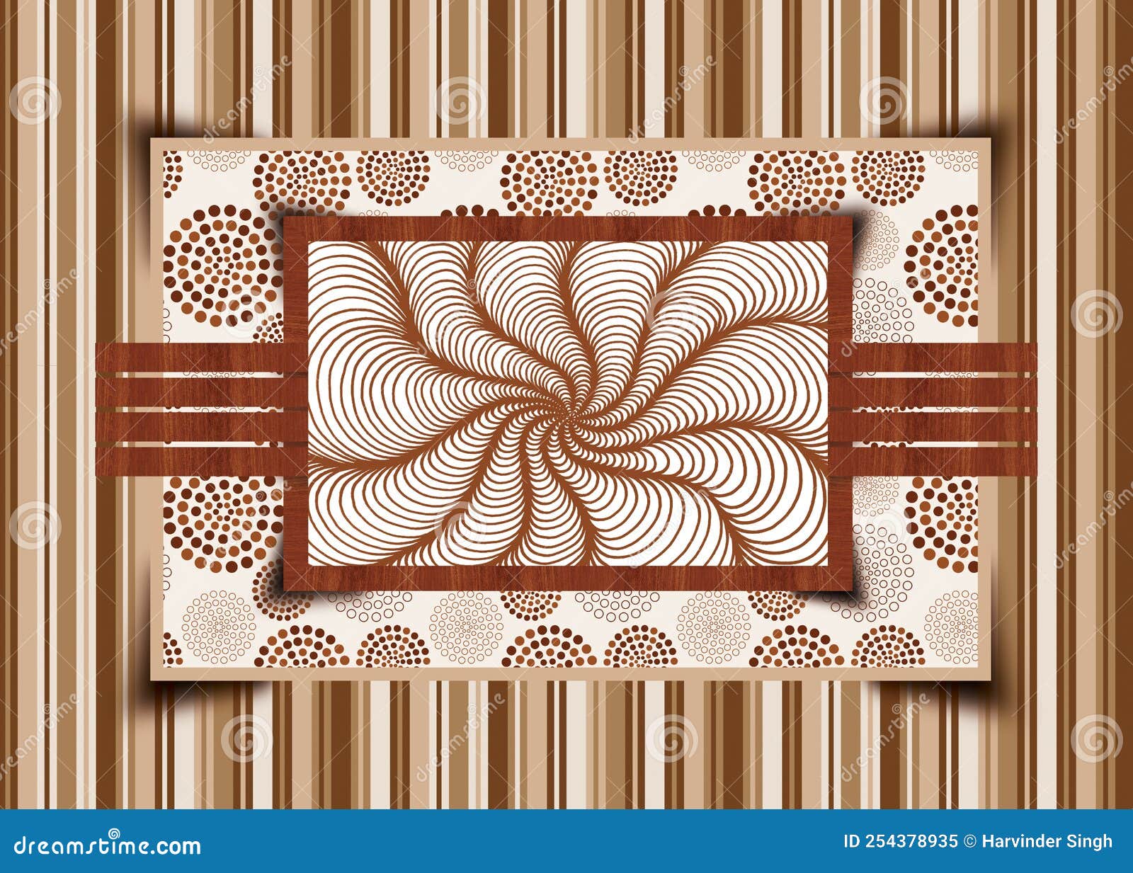 Wooden Roof Wallpaper Design, Ceiling Design. 3d Wallpaper Design Stock
