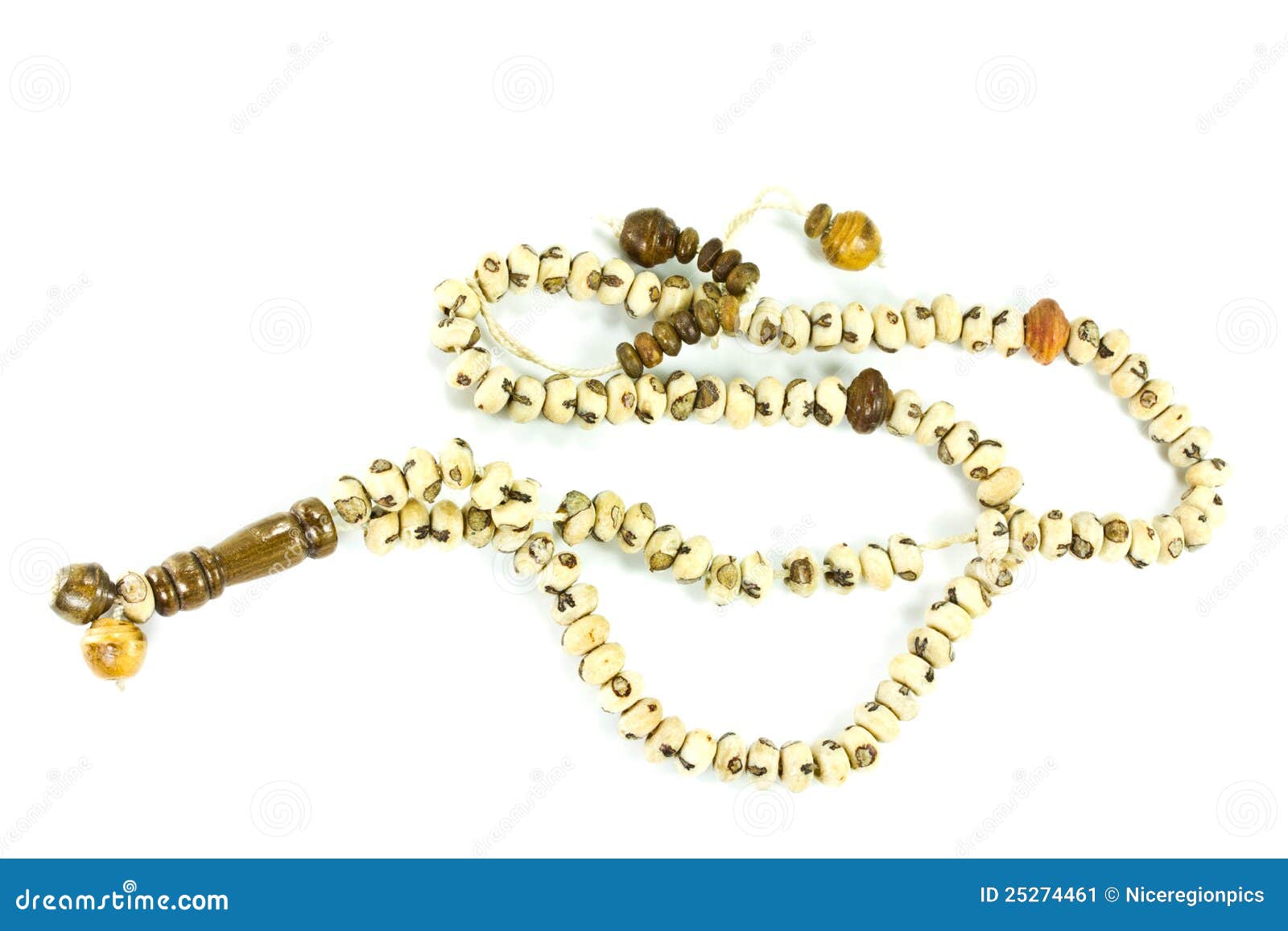 Wooden rosary. stock image. Image of allah, belief, hindu - 25274461