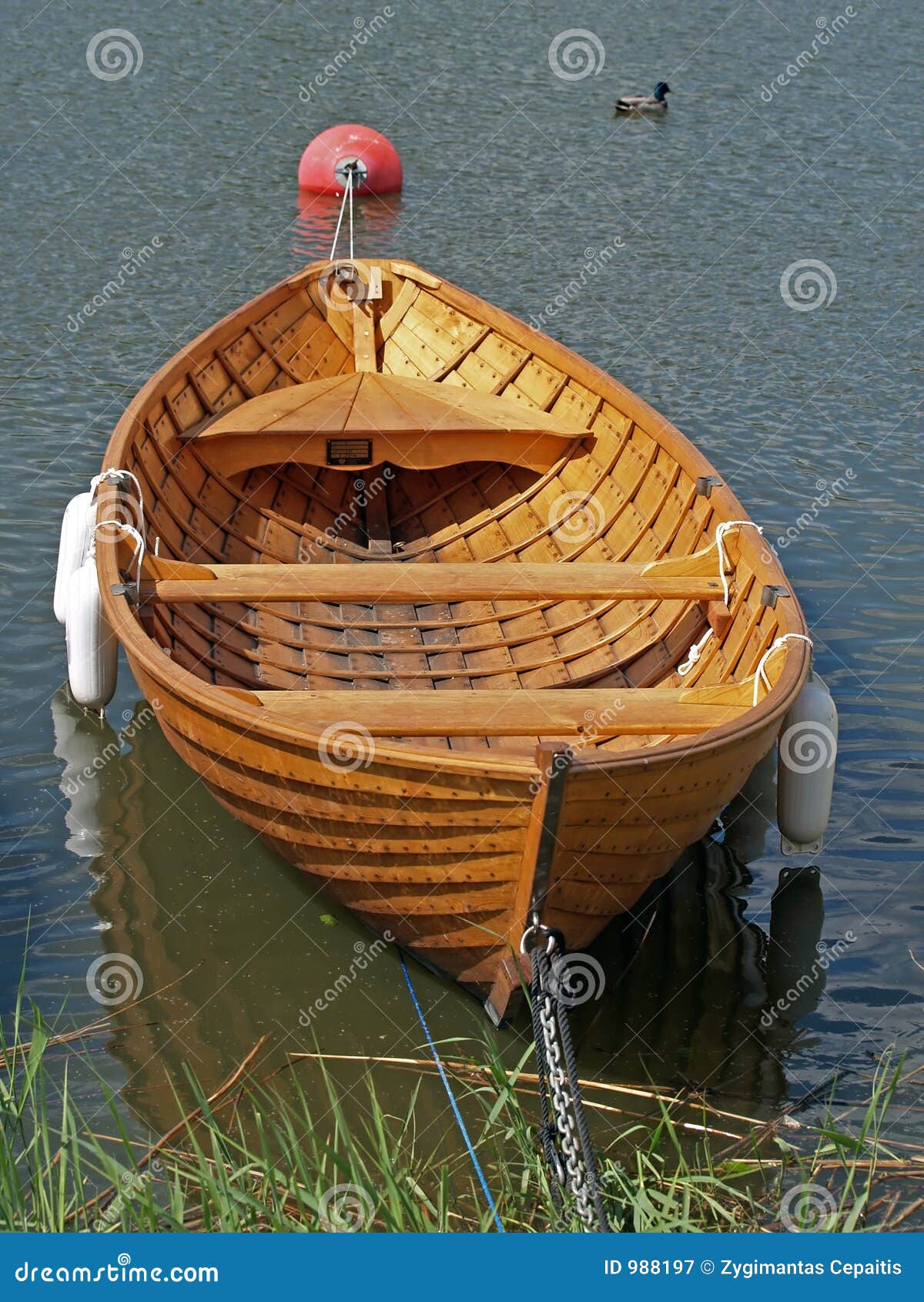 Wooden Rowing Boat Royalty Free Stock Photography - Image 