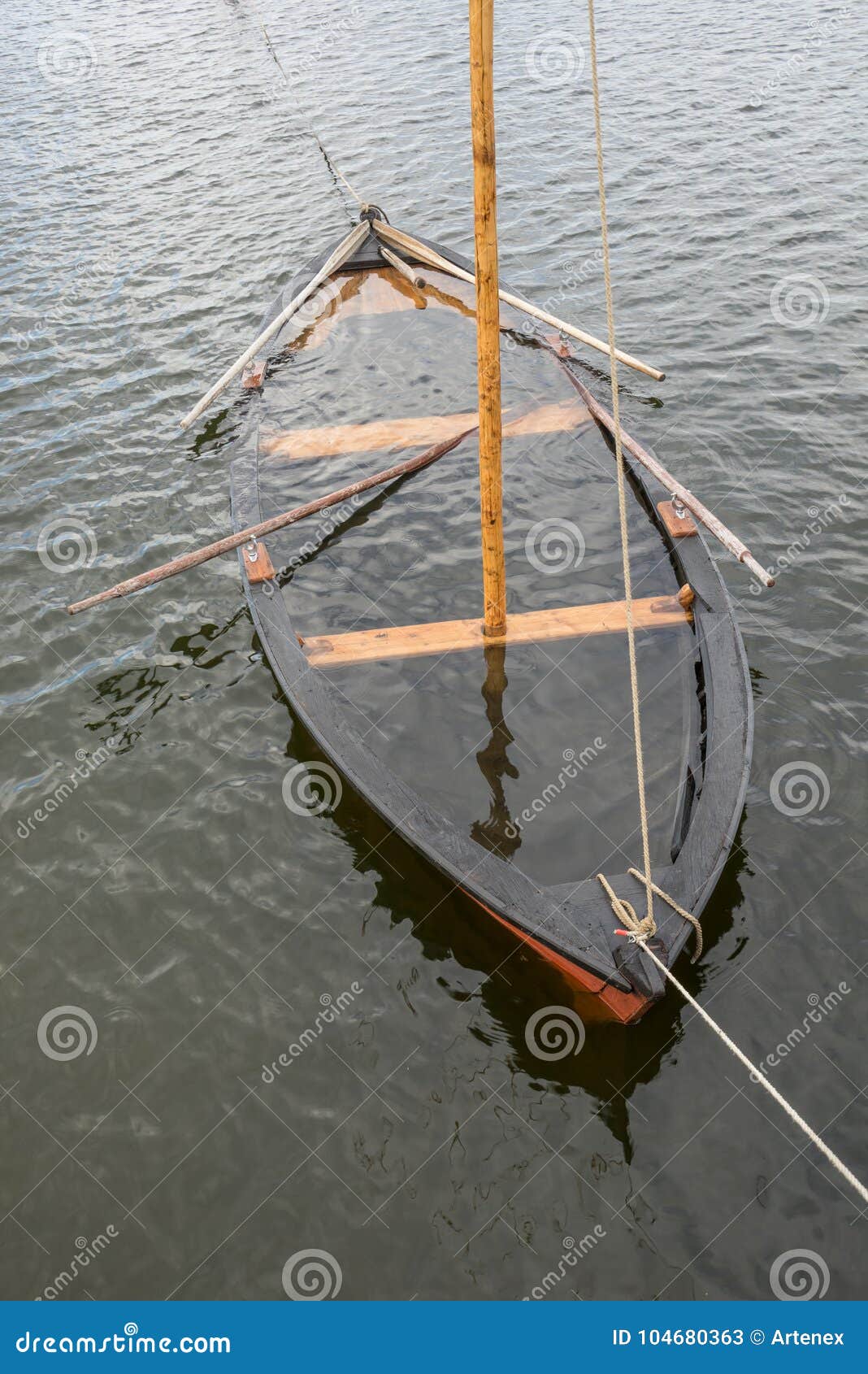classic ocean sloop wooden sailboat model decor