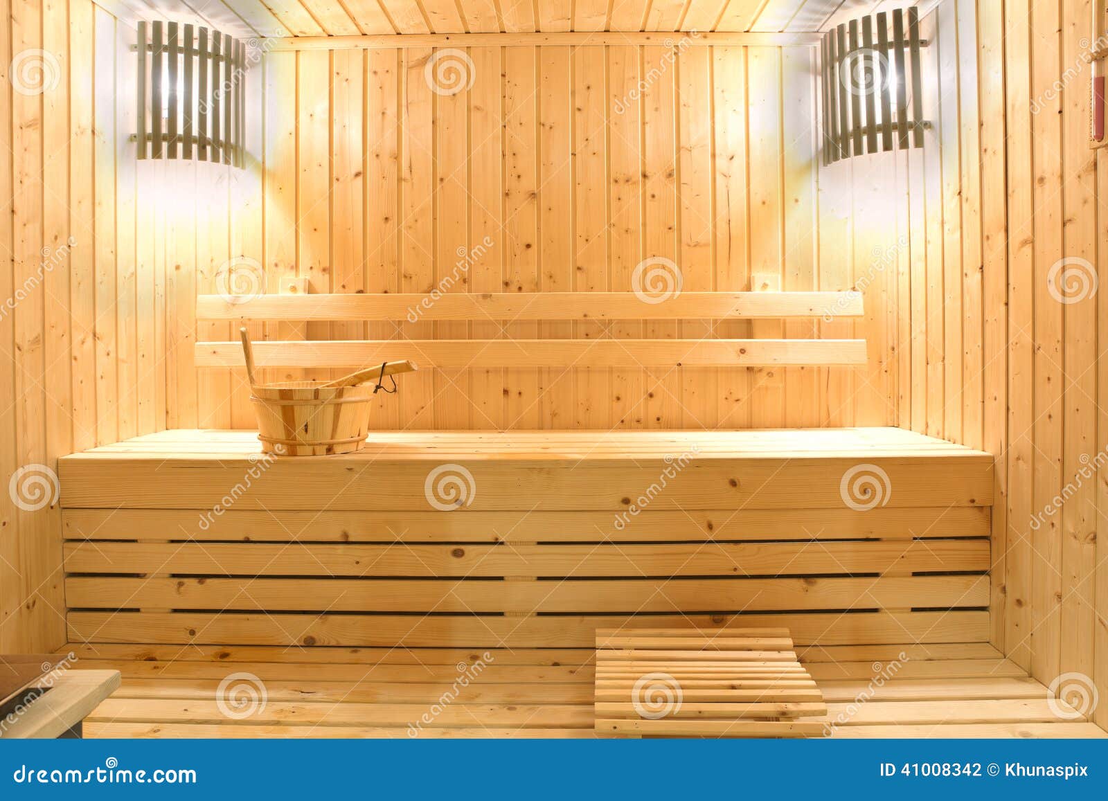 Wooden sauna room stock photo. Image of ecology, bark 41008342