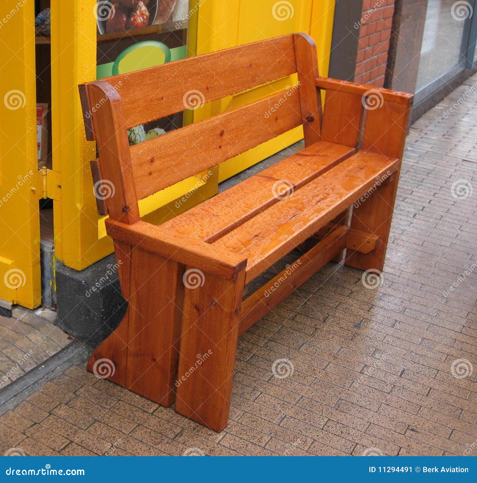 Wooden seat stock image. Image of colorful, decorative 11294491