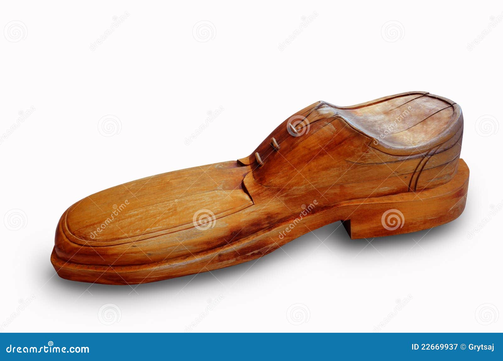 Wooden shoe stock image. Image of shoe, wooden, used - 22669937
