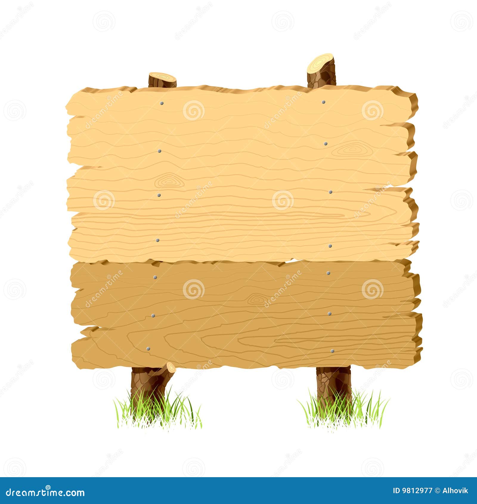 wooden signboard