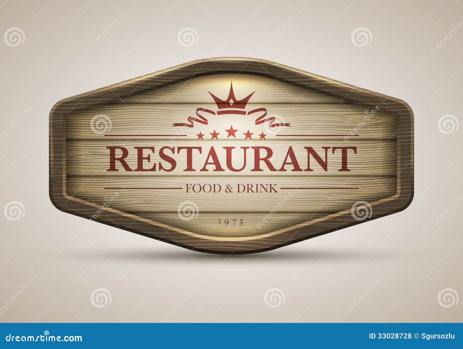 wooden signboard