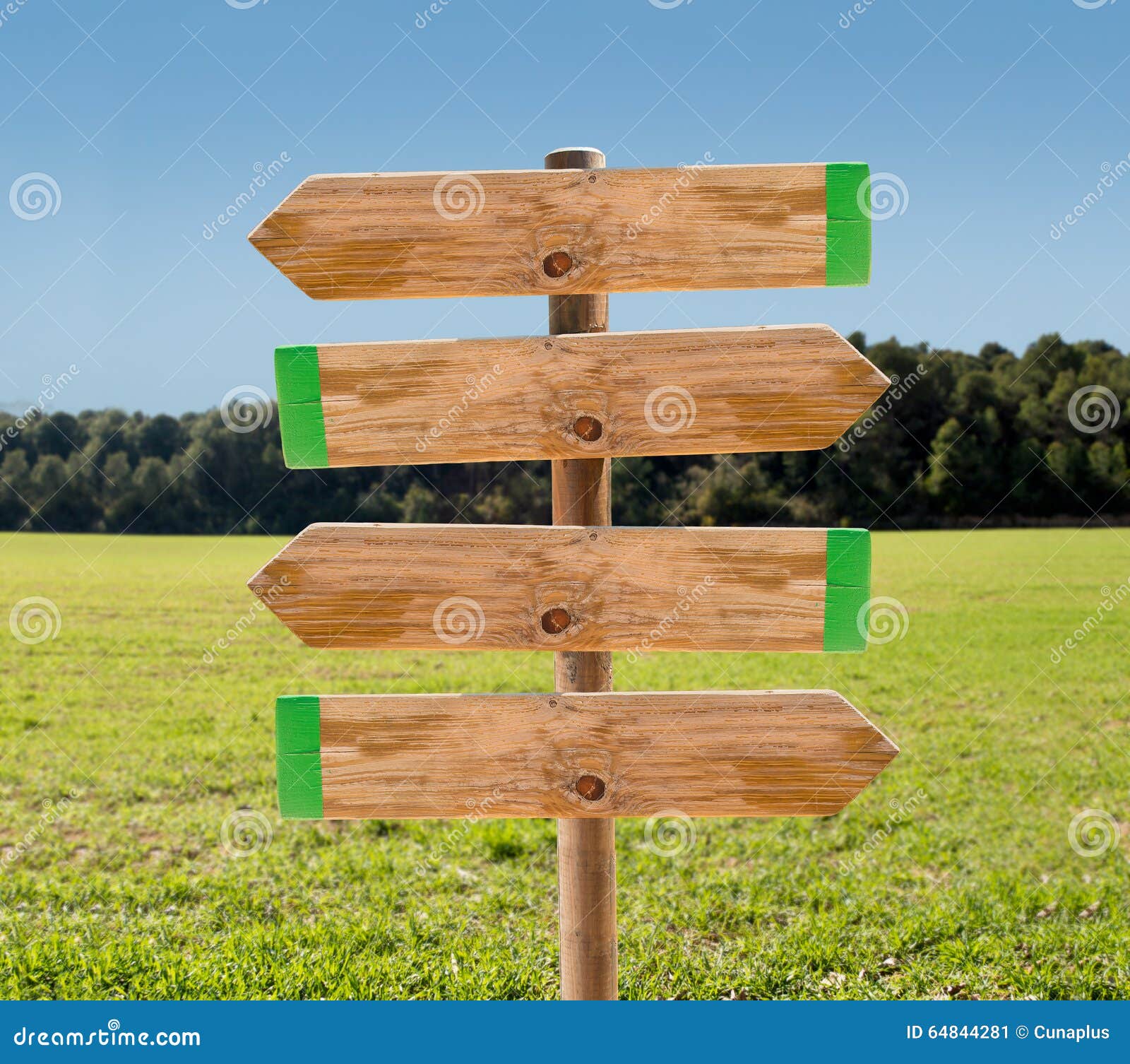 Wooden Signpost Stock Image Image Of Choice Directional 64844281