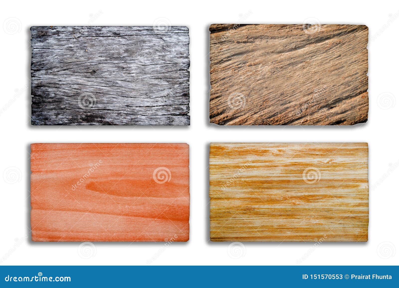 wooden signs  on white background.