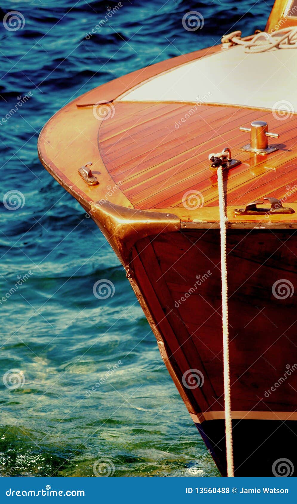 Wooden speed boat bow stock photo. Image of wooden, vessel 13560488