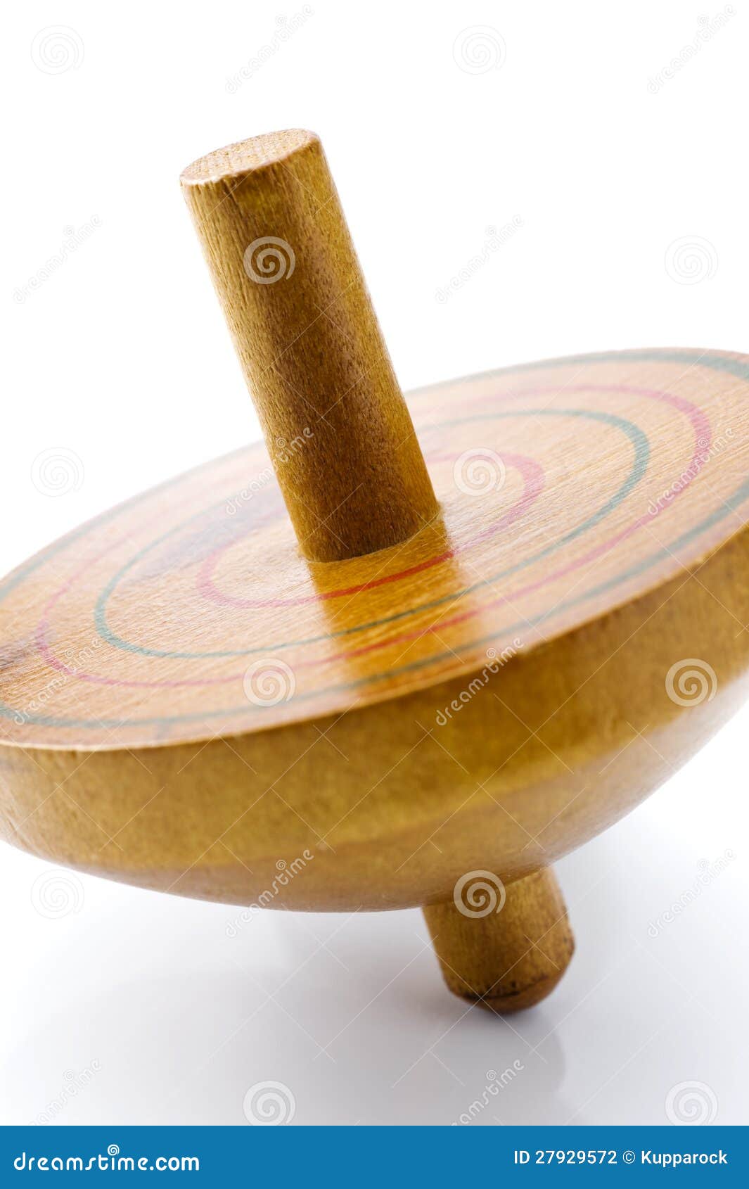 Wooden spinning Top stock photo. Image of wooden, traditional 27929572