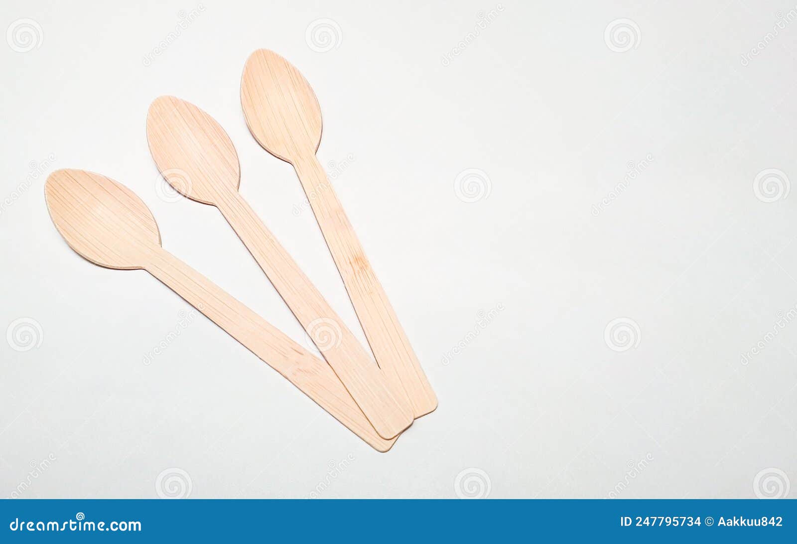 Wooden Spoons, Disposable .Ecofriendly Materials Stock Photo Image of isolated, ladle 247795734