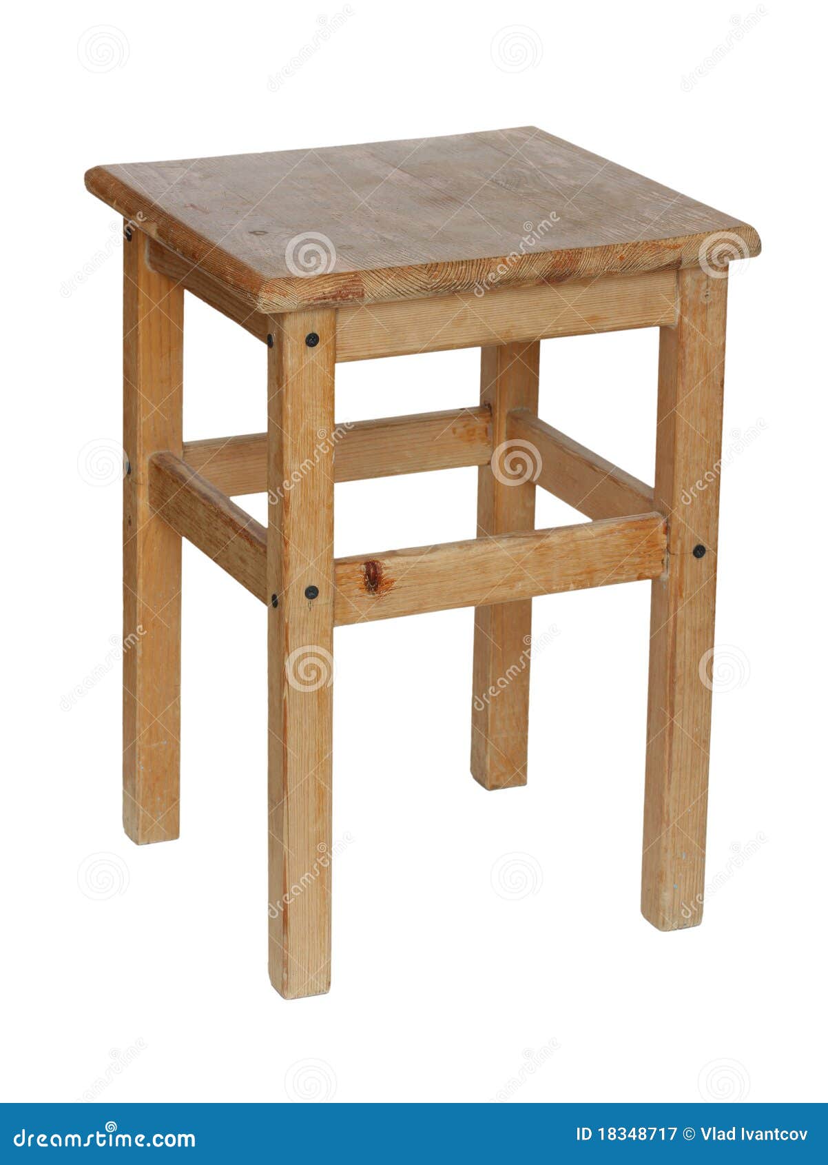 Wooden Stool. Royalty Free Stock Photography - Image: 18348717