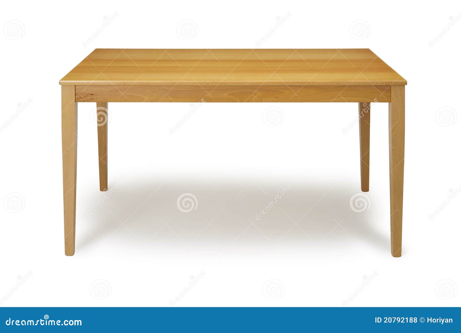 wooden table