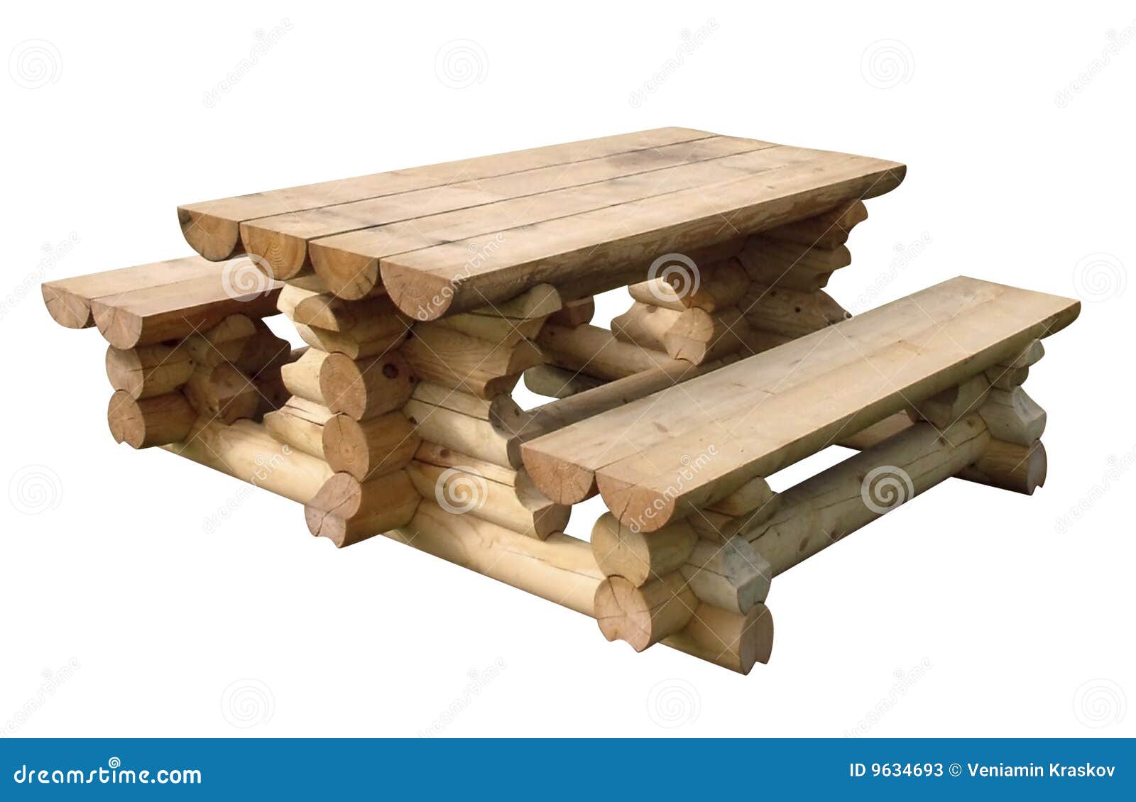 Wooden table stock image. Image of rest, organic, bench 