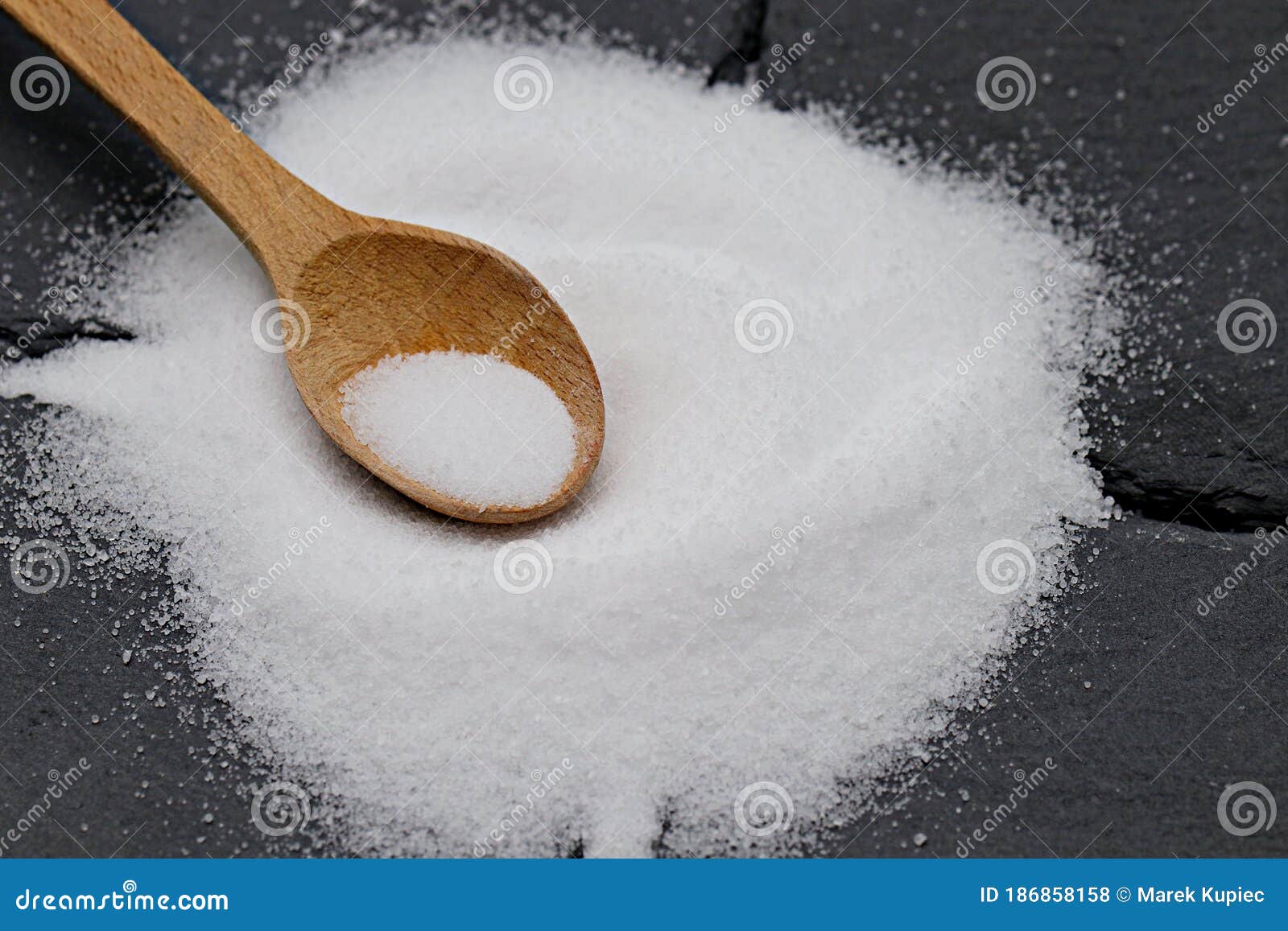 A teaspoon of table salt stock photo. Image of seeds 186858158