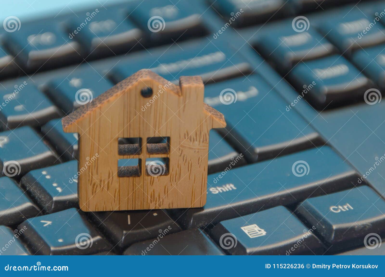 wooden toy computer