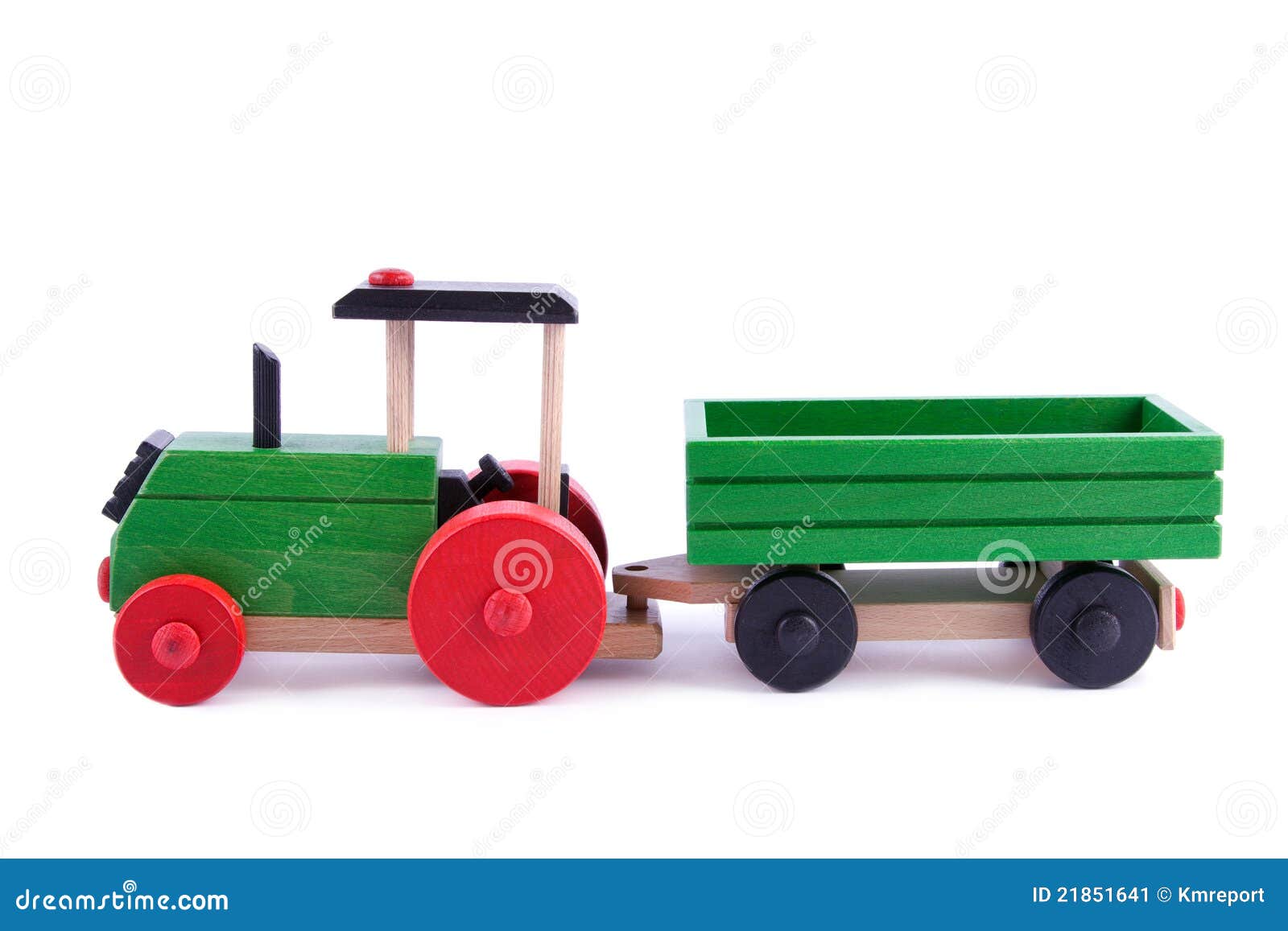 Wooden tractortrailer stock image. Image of revival 21851641