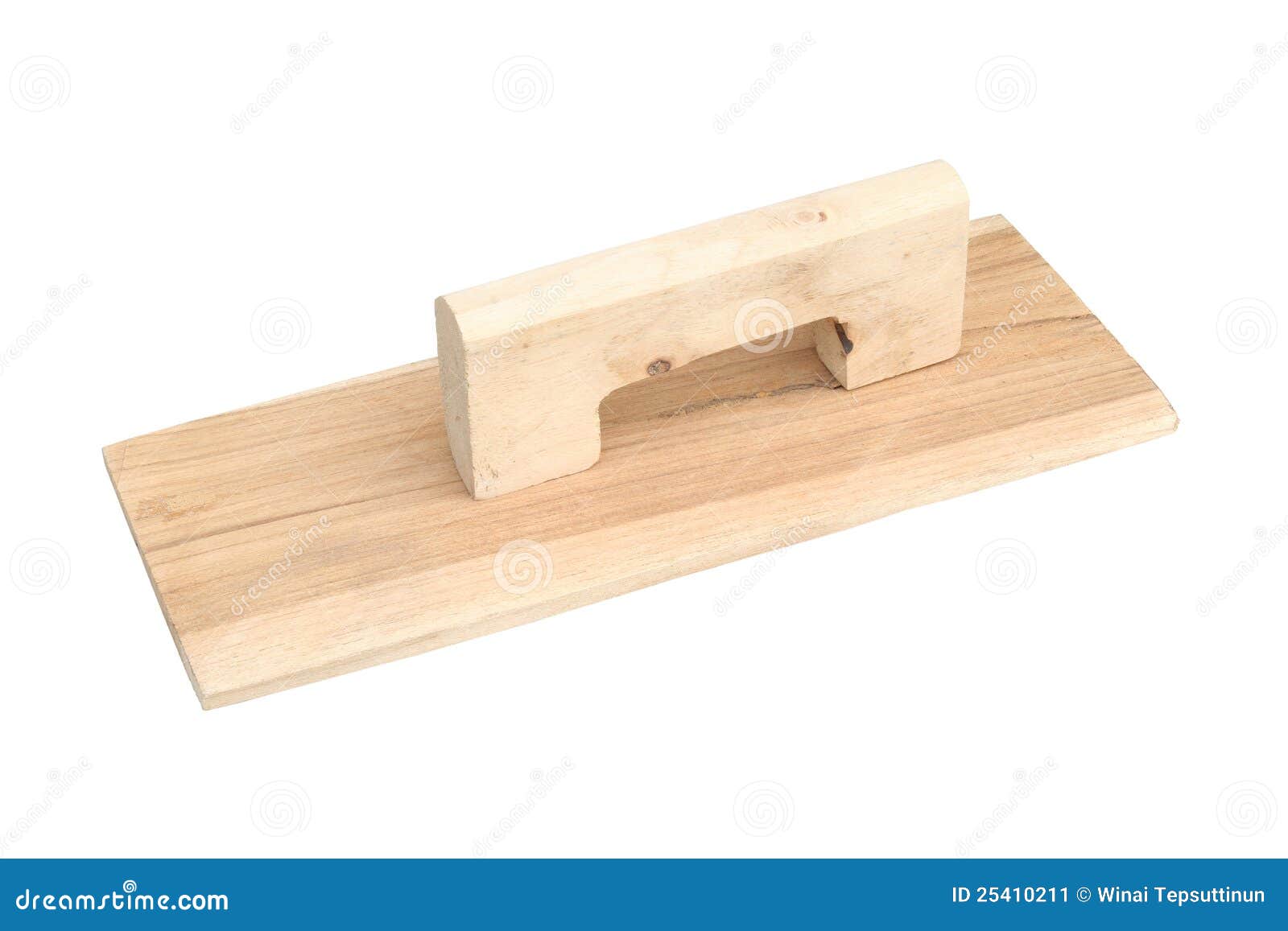 Wooden trowel stock image. Image of background, isolated 25410211