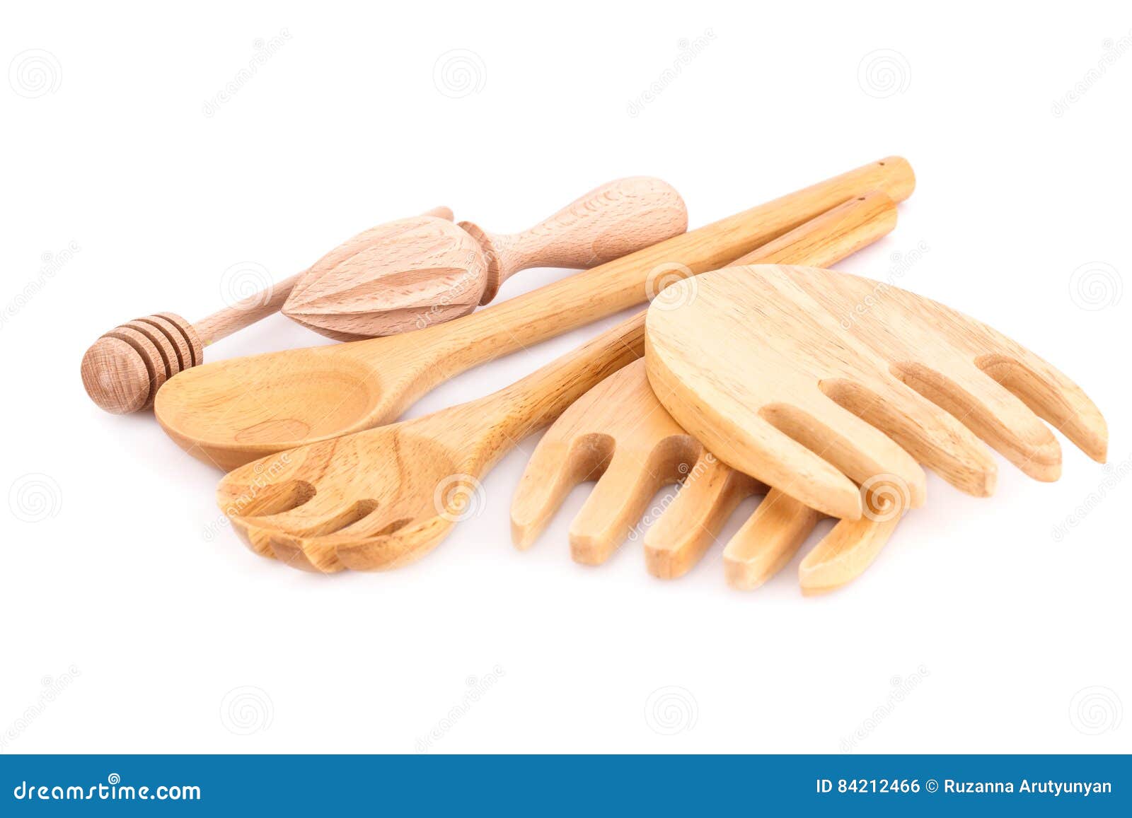 Wooden utensils stock photo. Image of culinary, clean 84212466
