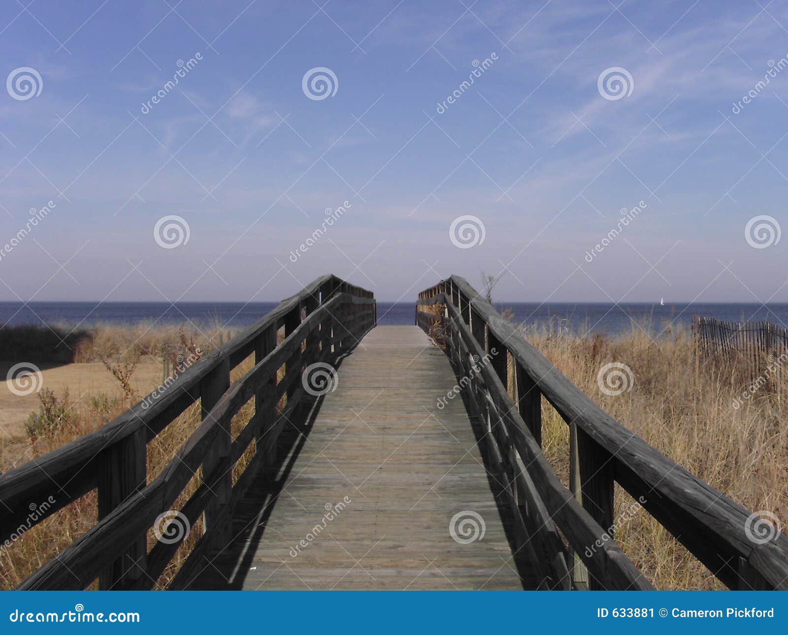 Wooden Walkway To Beach Stock Image - Image: 633881