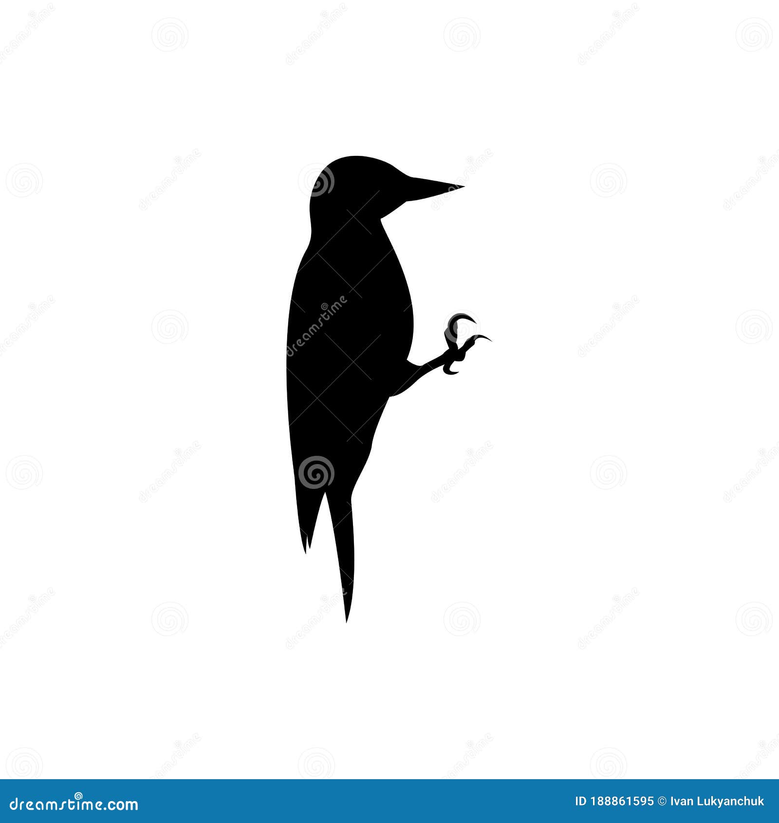 Woodpecker Icon Vector Silhouette Stock Vector - Illustration of vector