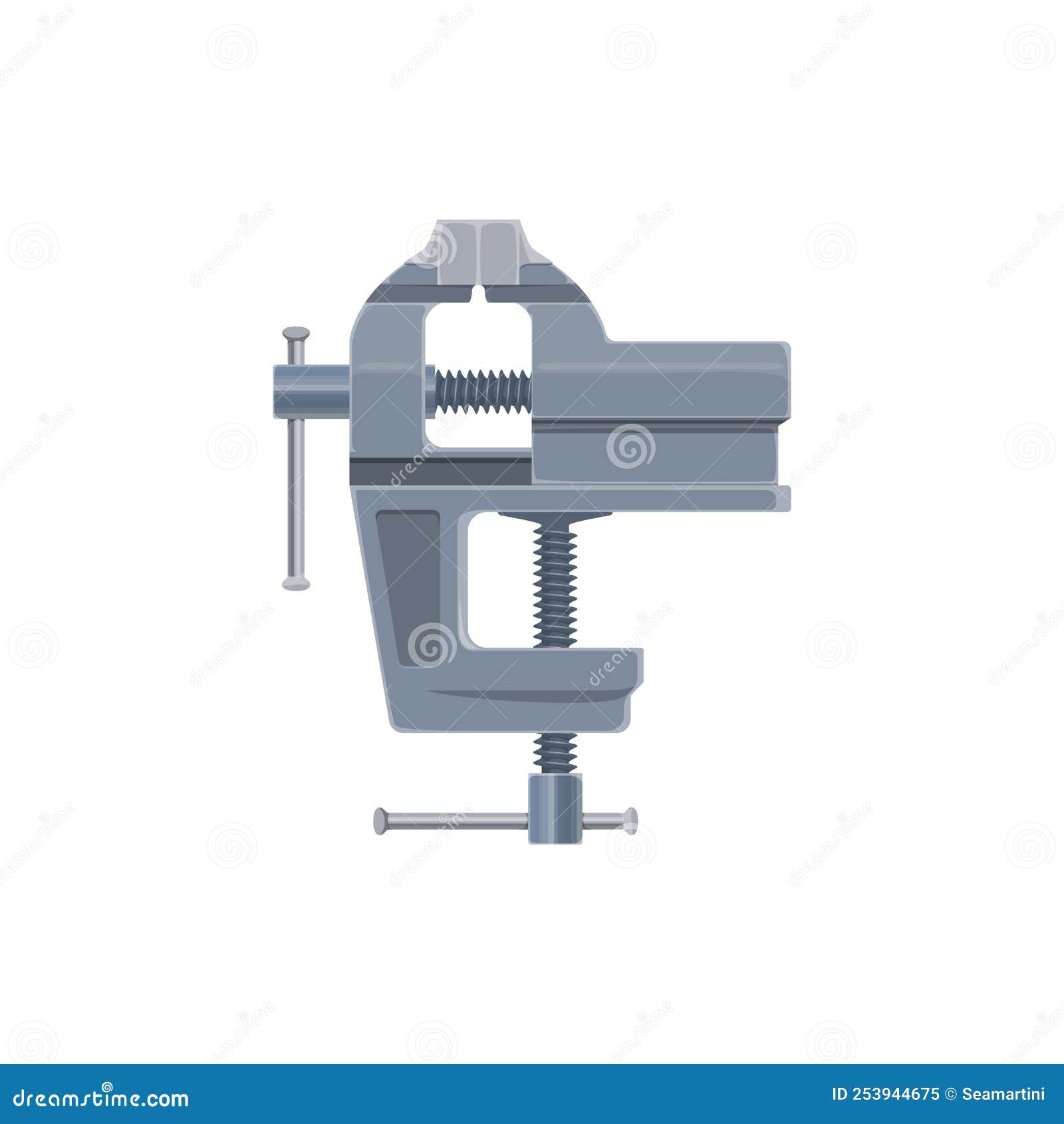Woodwork Vise, Work Tool, Carpentry, Construction Stock Vector Illustration of craftsman