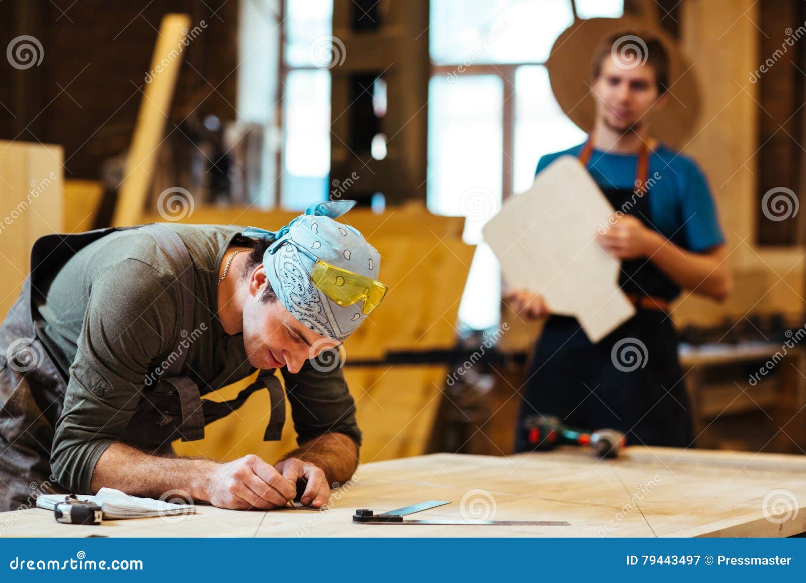 Woodworker stock image. Image of plumber, profession 79443497