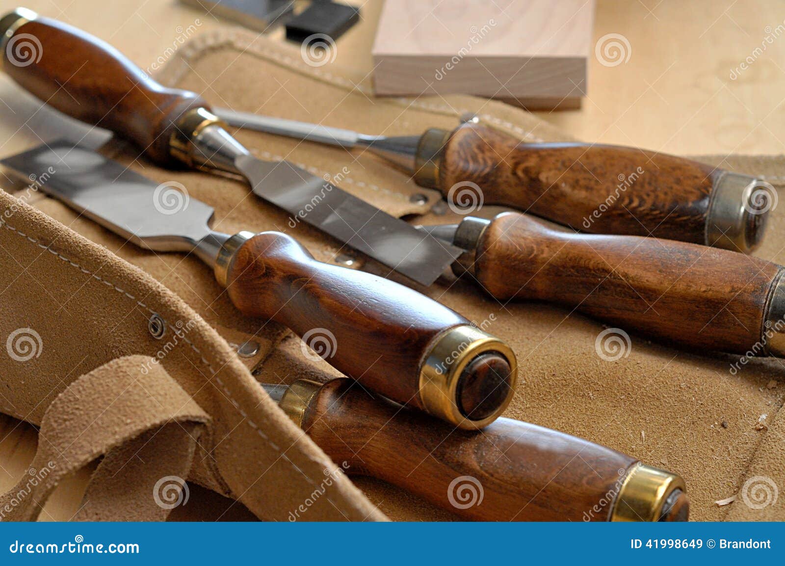 Woodworkers chisel set stock image. Image of sharp, tool 41998649
