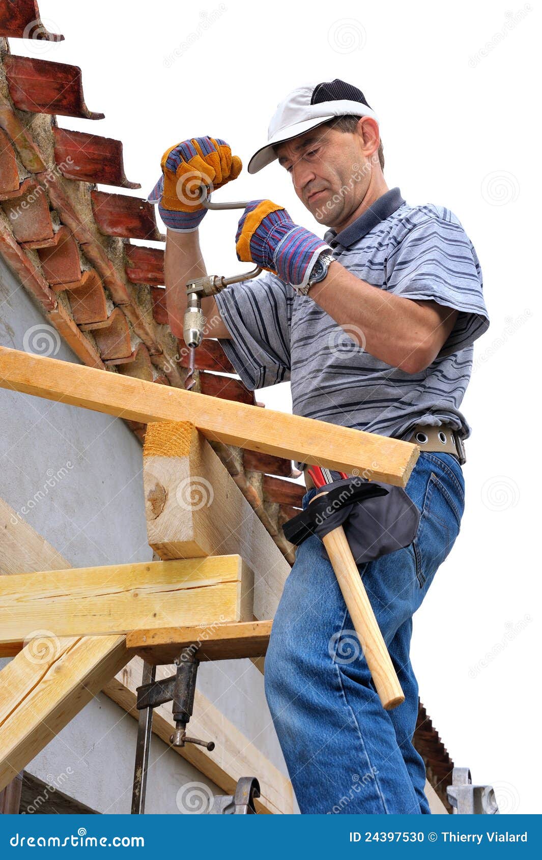 Woodworking carpenter stock photo. Image of eaves, people ...