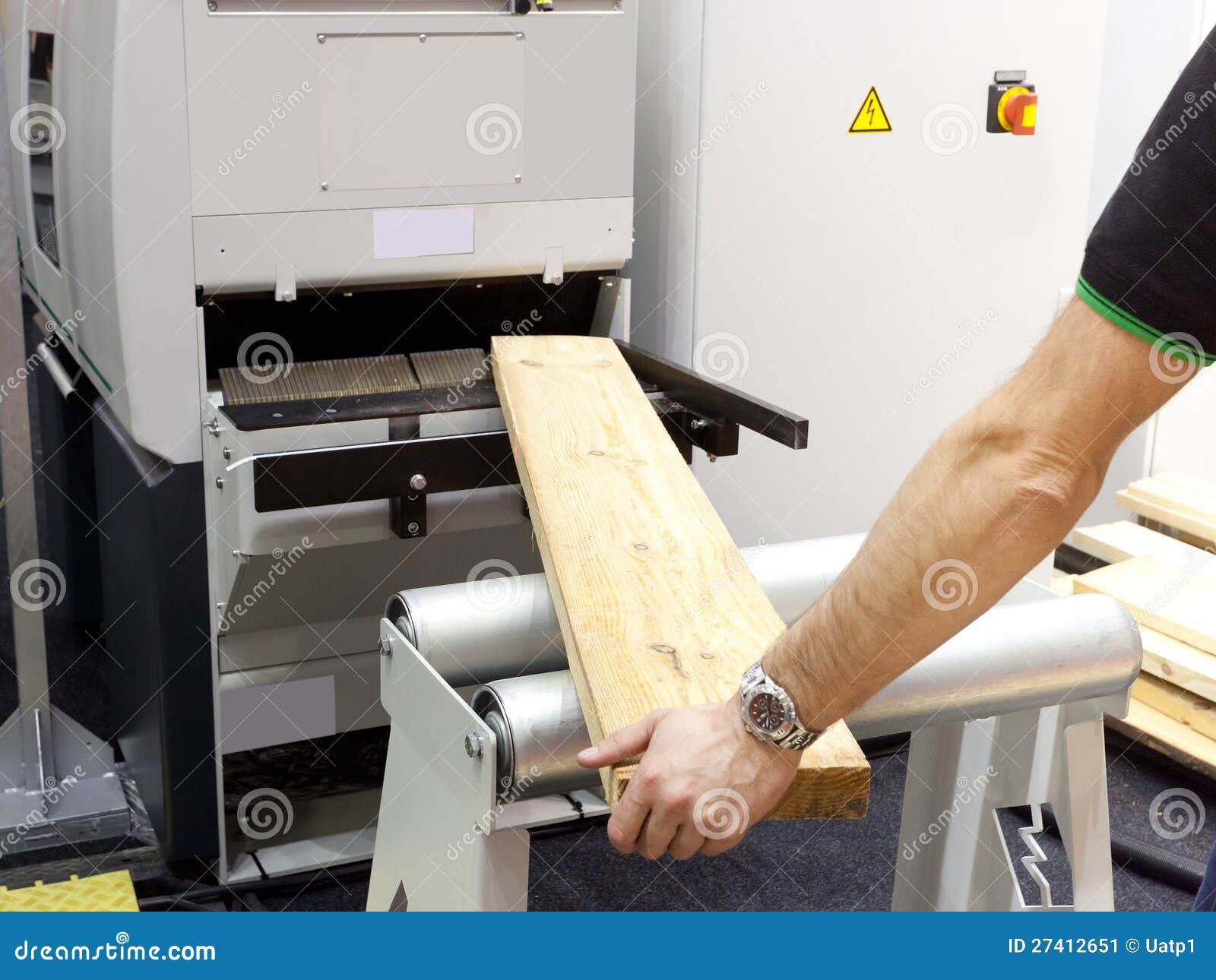 Woodworking factory stock image. Image of plane, timber 27412651