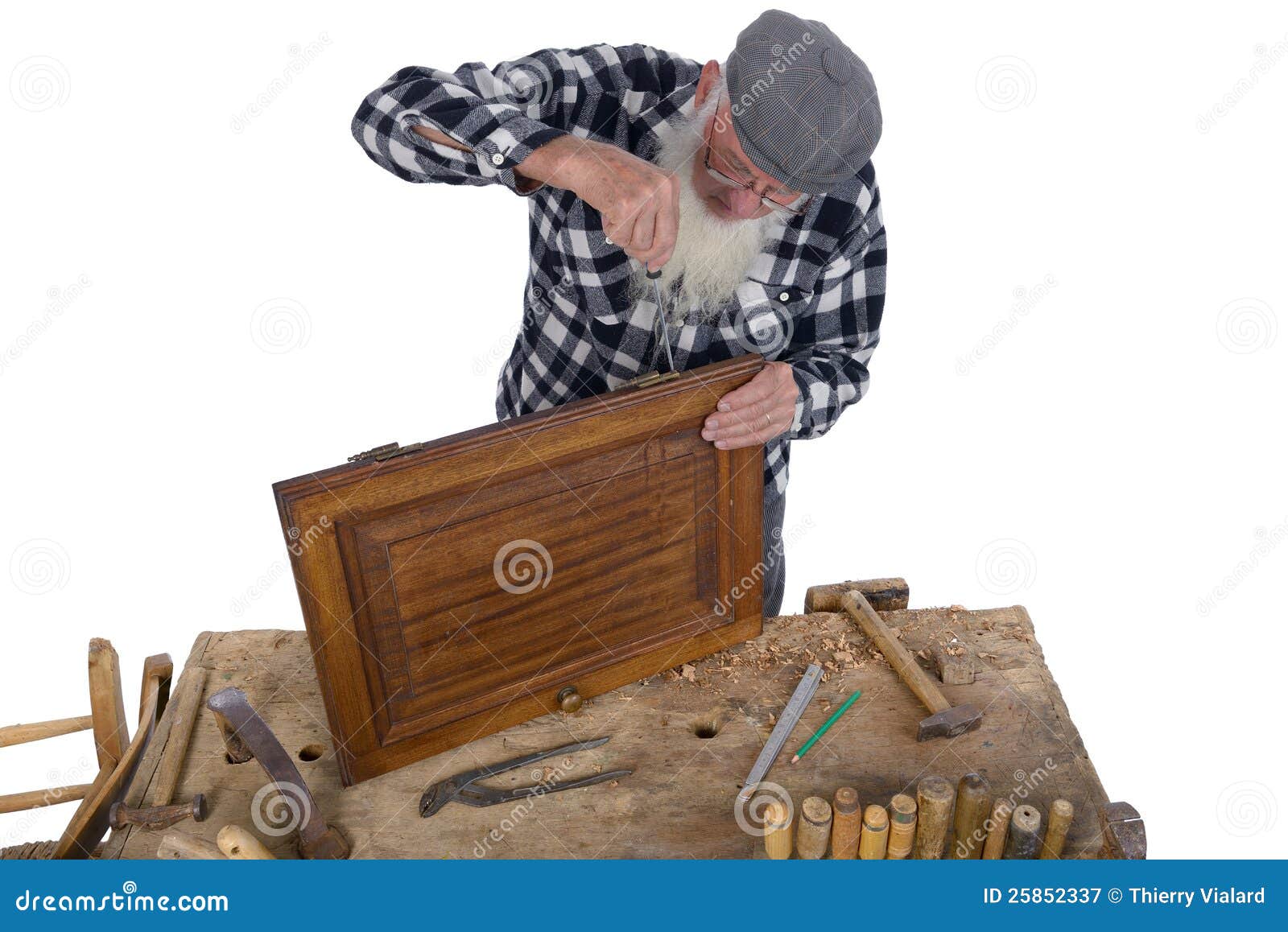 Woodworking four stock image. Image of handyman, artisan 25852337