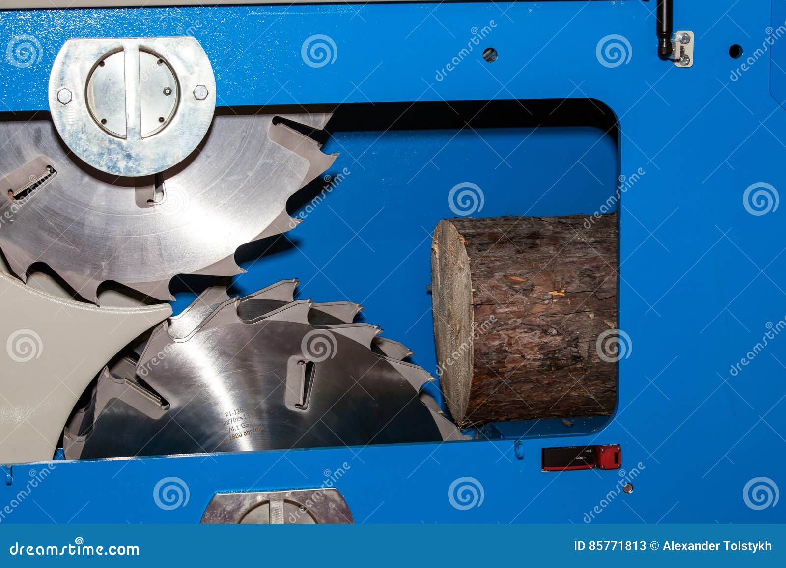 Woodworking machine view stock image. Image of group 85771813