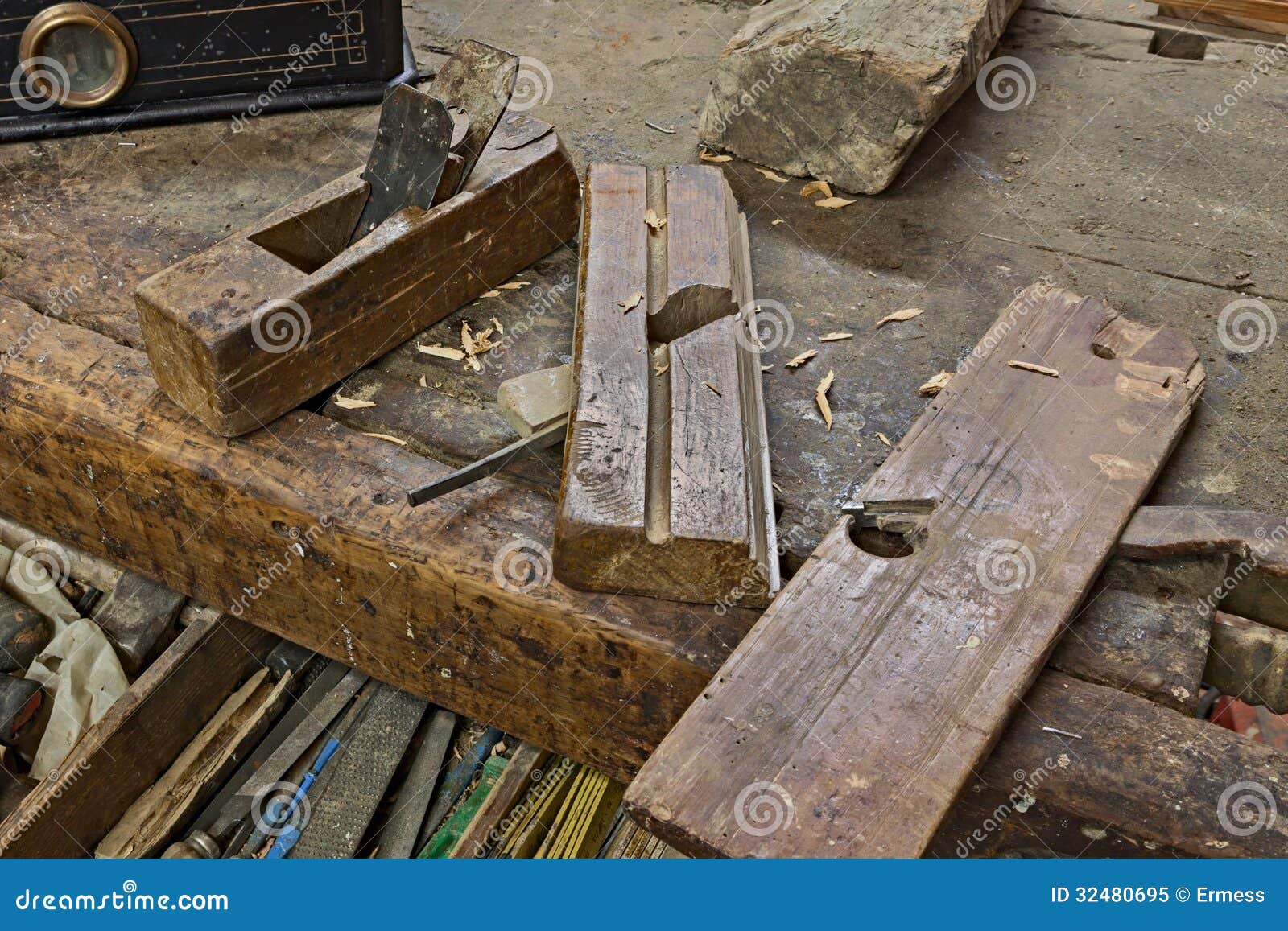 woodworking tools stock image. image of scraper, equipment