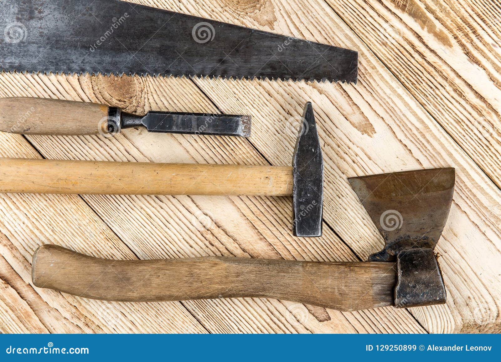 Woodworking Tools And Wood Background Stock Image Image of tools