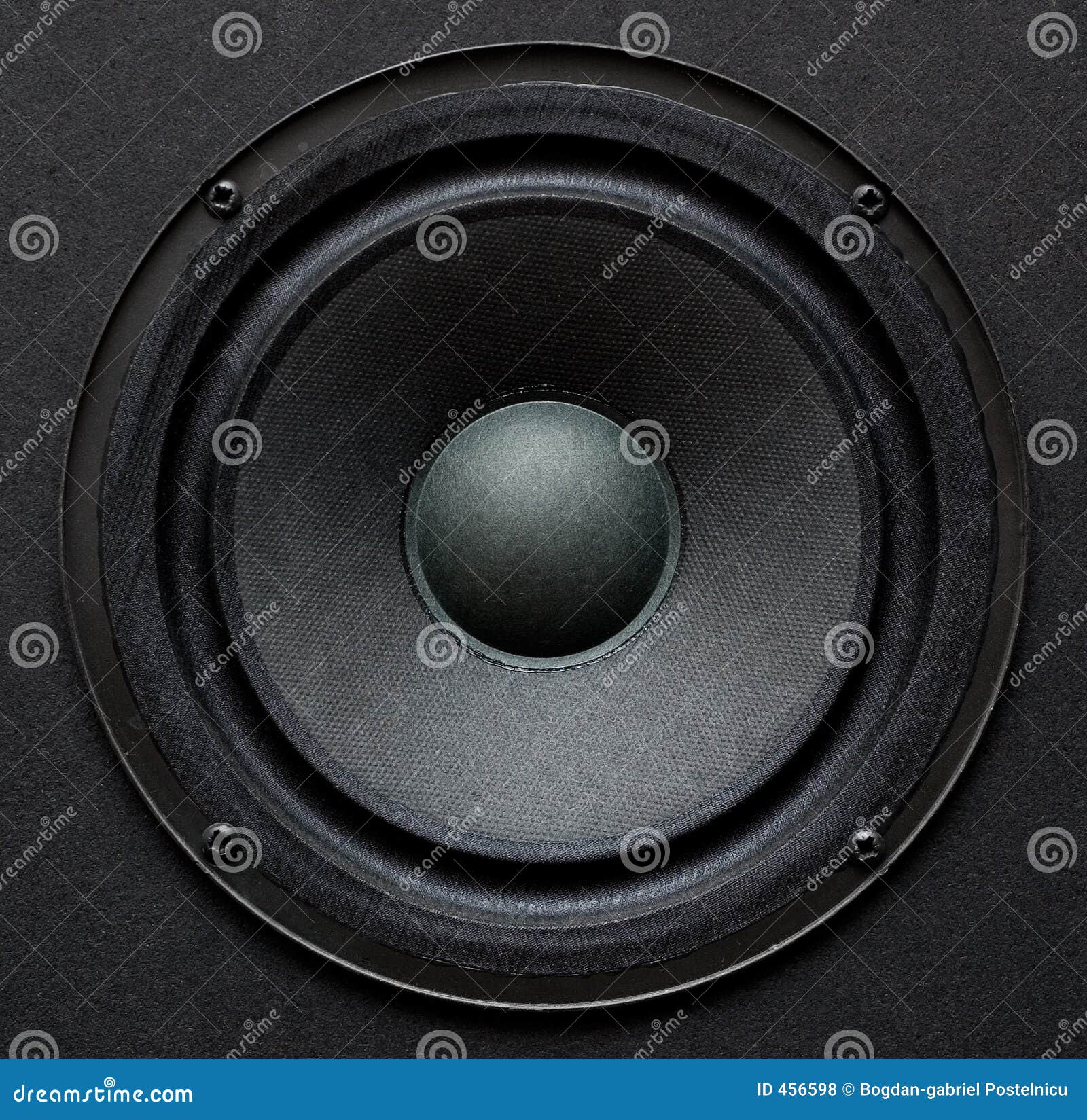 Woofer Or Bass Cone Of A High End Hifi Speaker RoyaltyFree