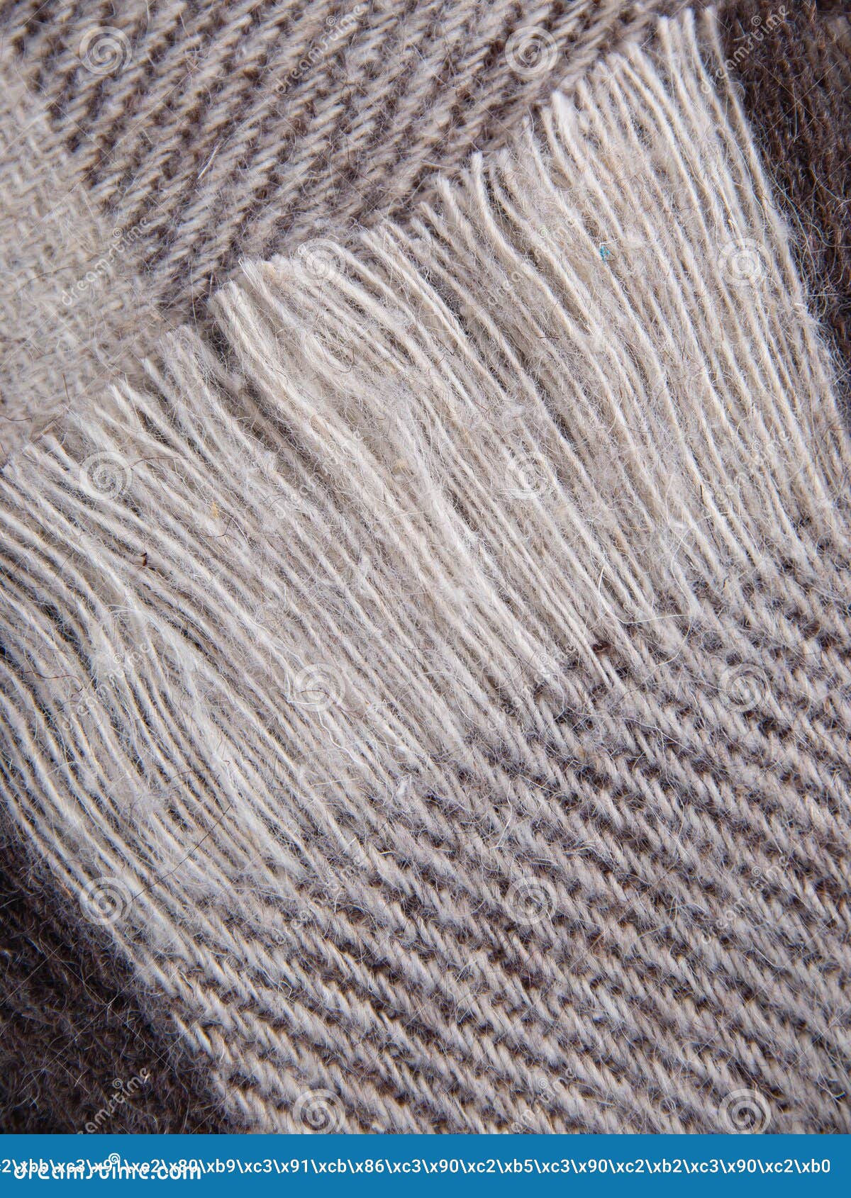 Wool and Cotton Bedspreads , Blankets, Blankets with Fabric Texture