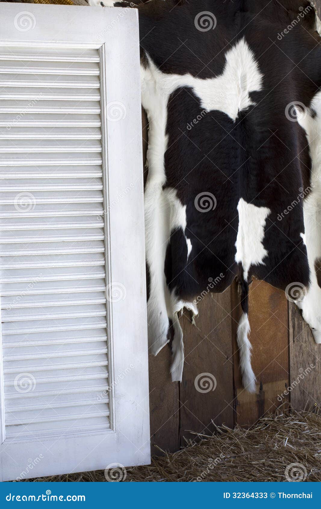 Wool Cow on the Wall stock image. Image of animal, tapis 32364333