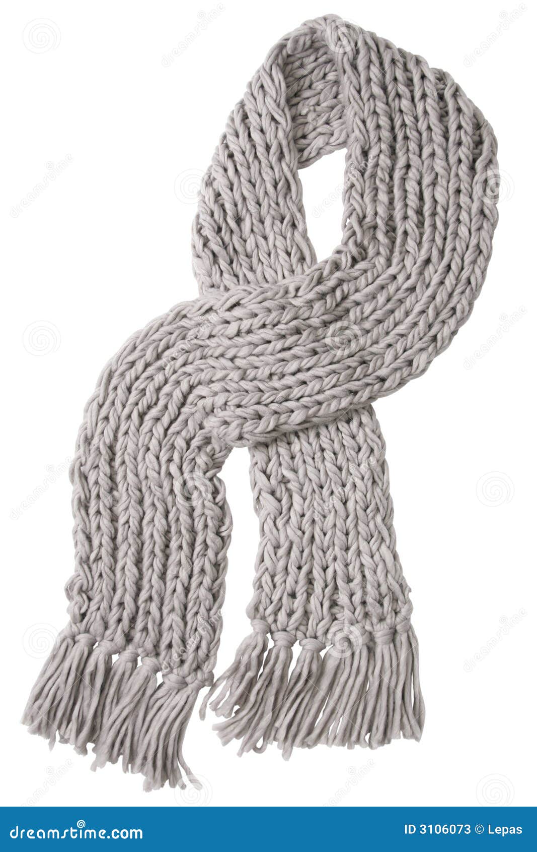 wool gray scarf